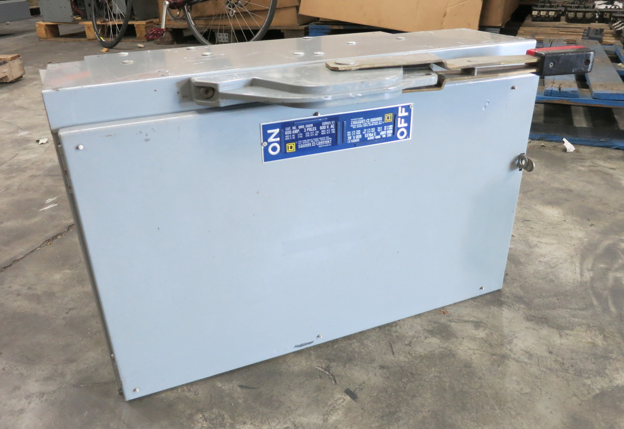 Image of Square D QMB-366W 600A 600V Fusible Panelboard Switch QMB366W Fused 600 Amp E1