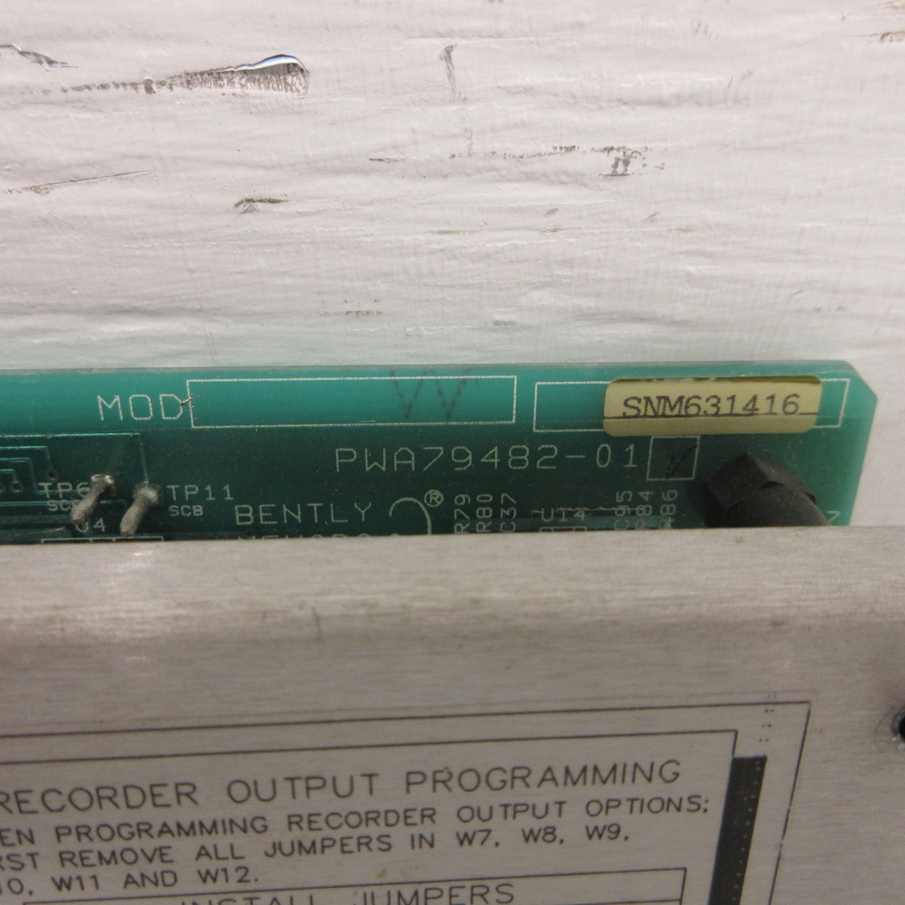 Bently Nevada Dual Thrust Monitor 3300/20-12-01-01-00-00 PLC PWA 79482-01 330020 (AH0807-1)