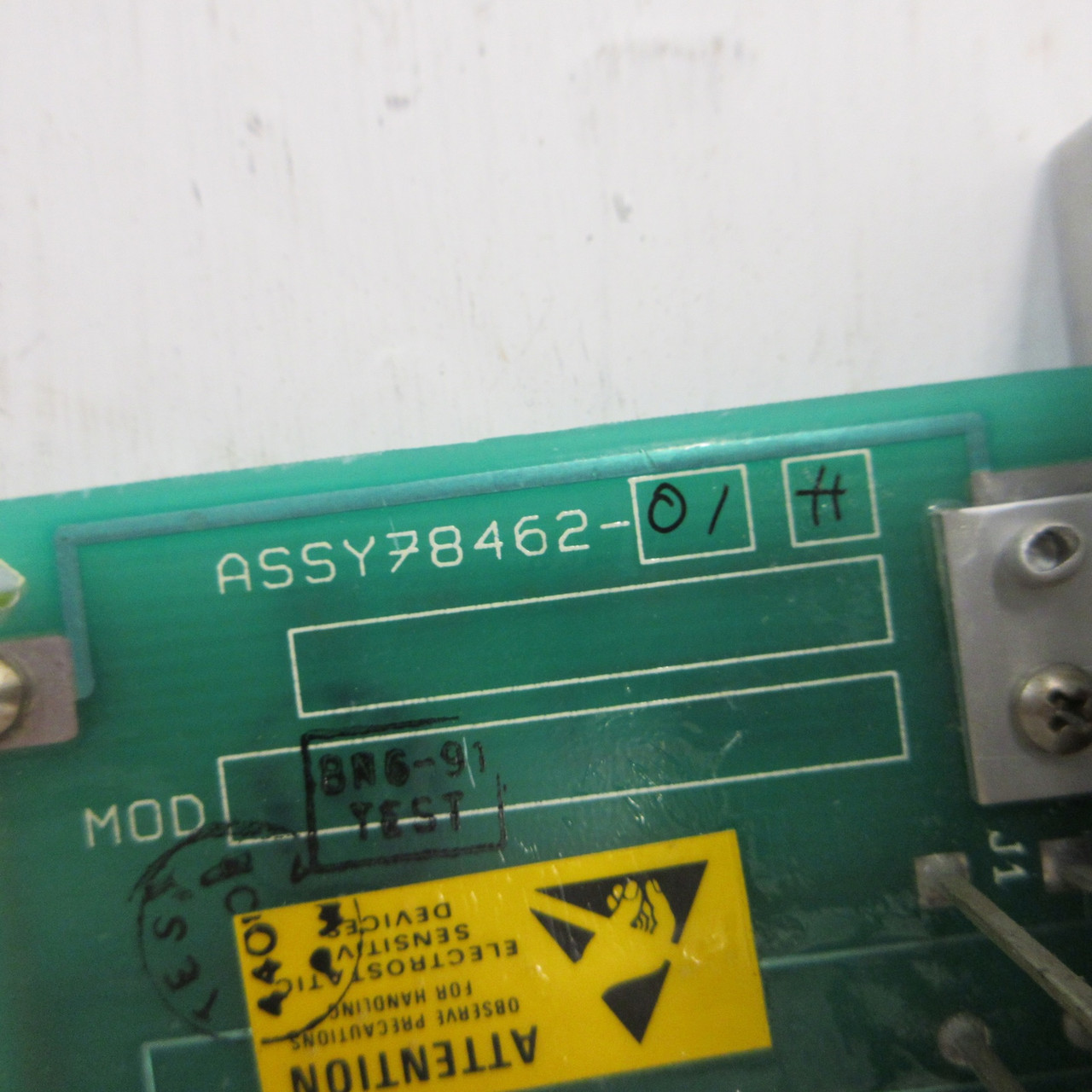 Bently Nevada 84143-01 XDCR I/O & Record Terminals ASSY 78462-01 H PLC PCB (AH0806-7)