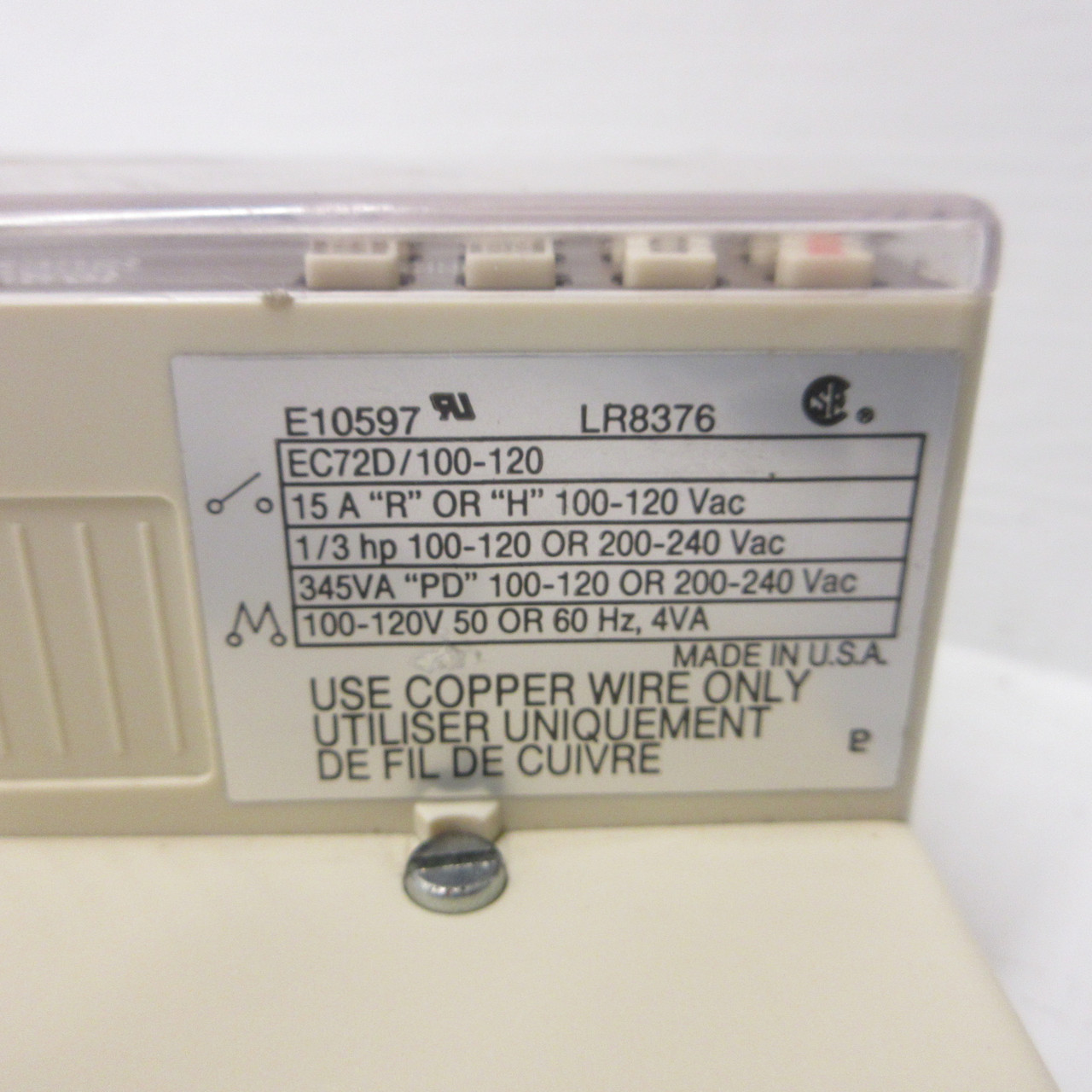 Paragon EC72D Two Channel Time Control EC72D/100-120 Clip On Battery Powered (AH0808-2)