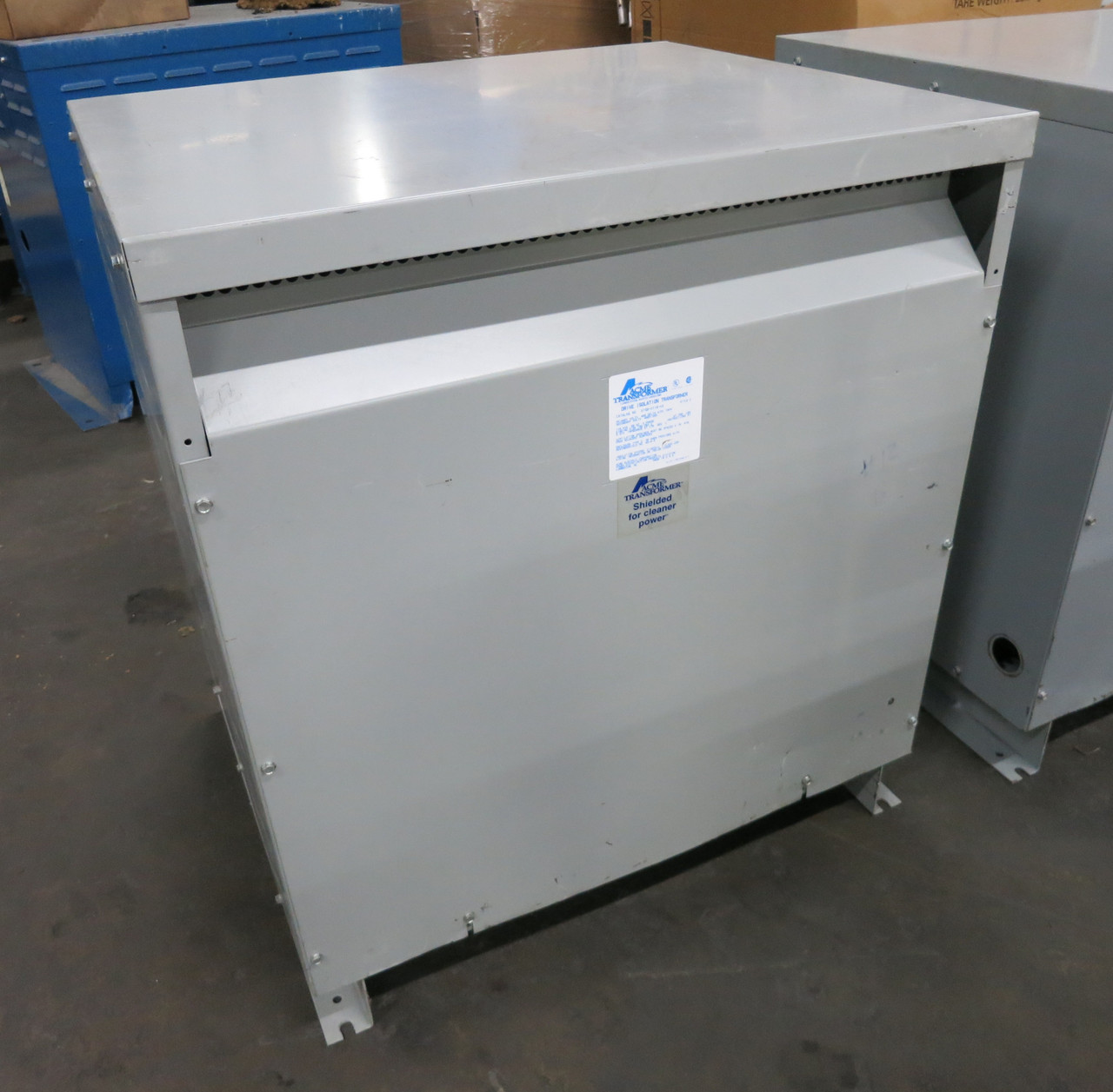 Acme 118 kVA 460 Delta to 460Y/266 V 3PH Isolation Transformer DTGB-0118-4S 460V (DW7683-5)