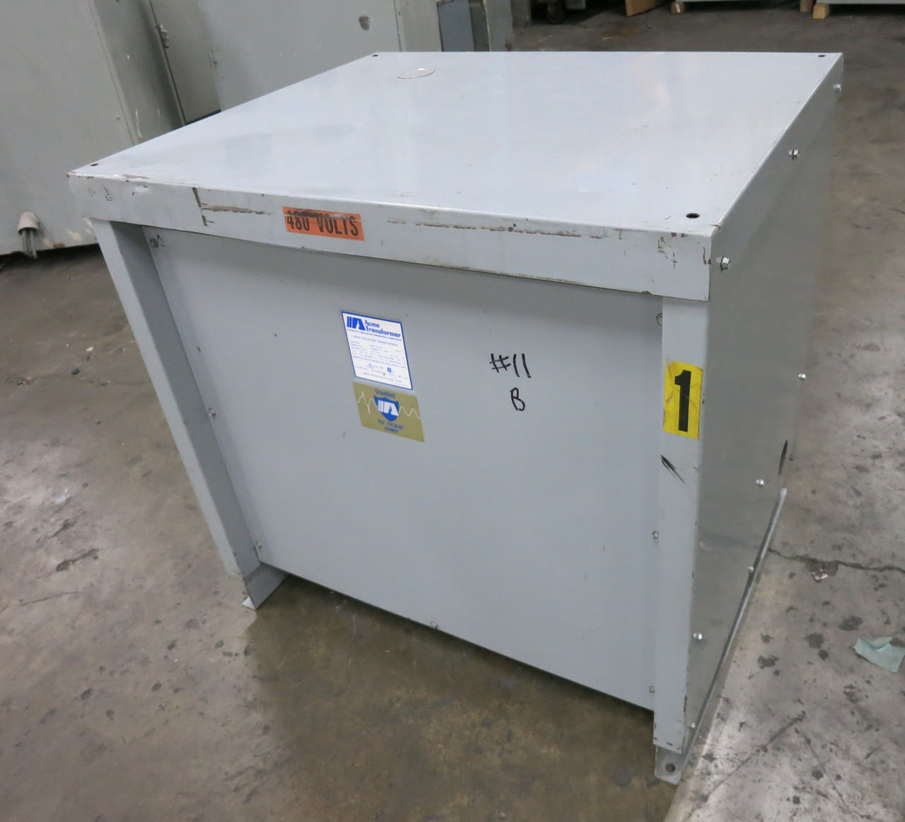 Image of Acme 118 kVA 460 Delta to 460Y/266 V 3PH Isolation Transformer DTGB-118-4S 460V