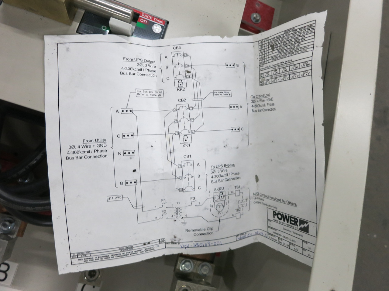 NEW Power MBMB150-3AL08-E Bypass Module 150A 240V 3PH 150 Amp 240 VAC (DW7682-1)