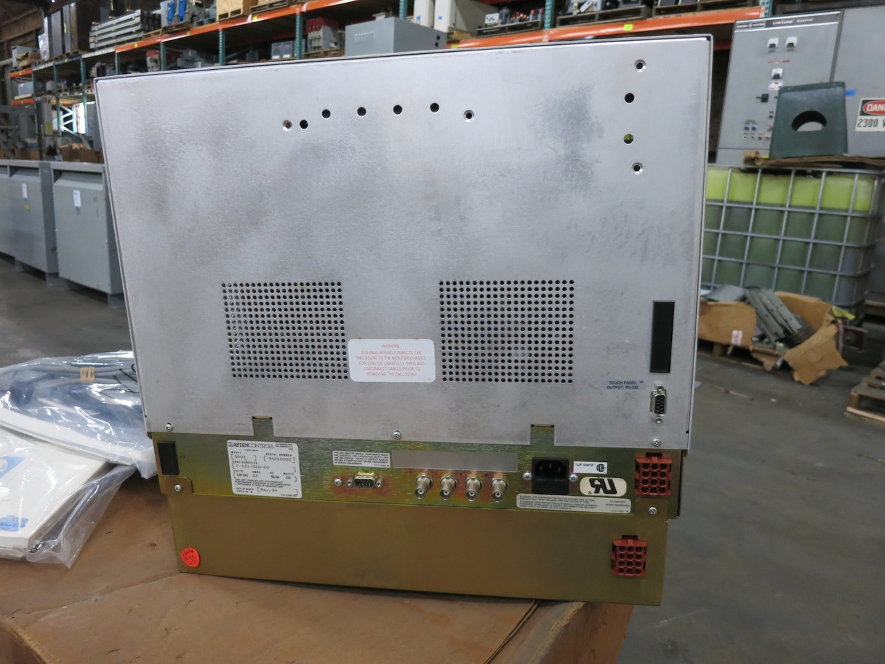 NEW Aydin Model 9001 Inustrial Work Station Display Monitor 1-131-522-00 Touch (DW7681-1)