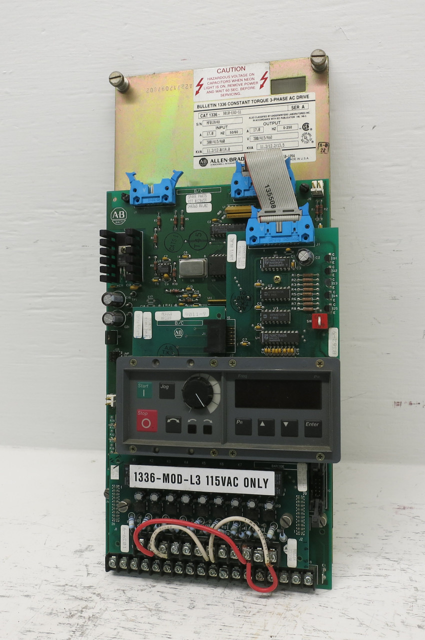 Image of Allen Bradley 1336-B010-EAD-S1 AC VS Drive Control Display Board Assembly 148363