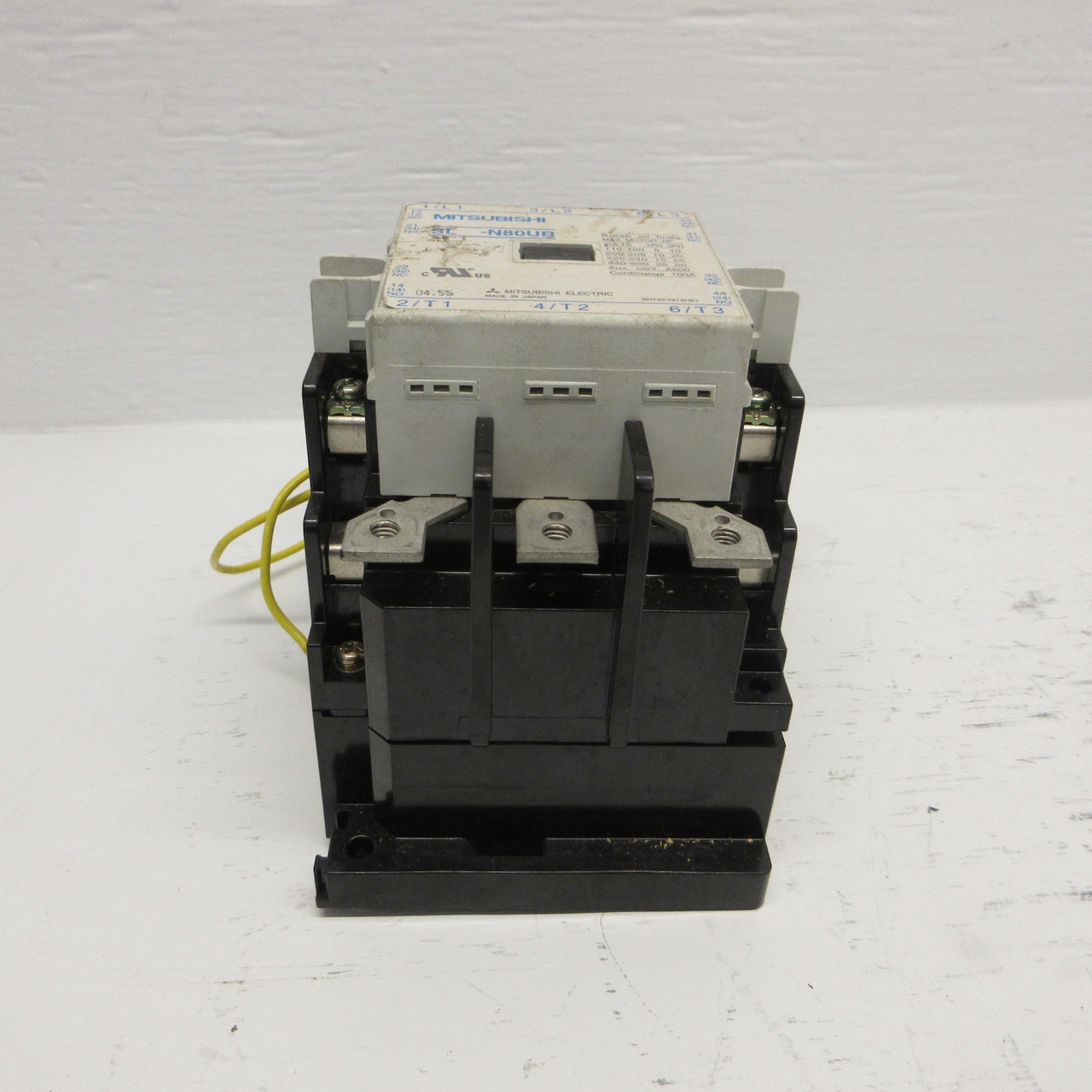 Mitsubishi SL-N80UR Motor Contactor 100 Amp 600V 50HP 240V Coil 3P 100A 3PH (AH0819-1)
