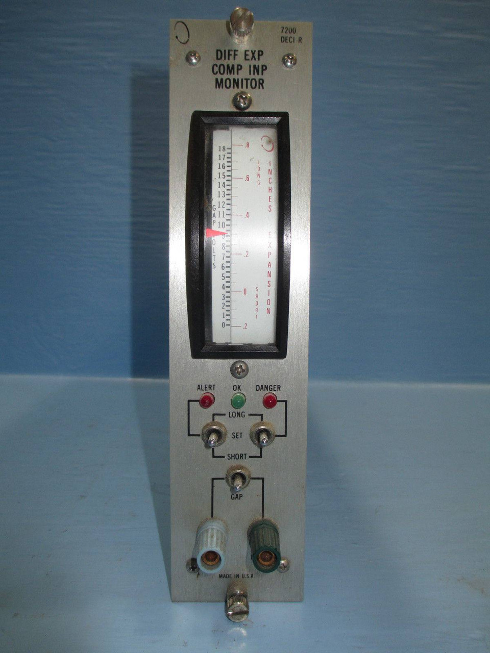 Bently Nevada 7200 DECI-R DIFF EXP COMP INP Monitor 72328-19-01-02-02-02-01-15 (EBI0518-1)