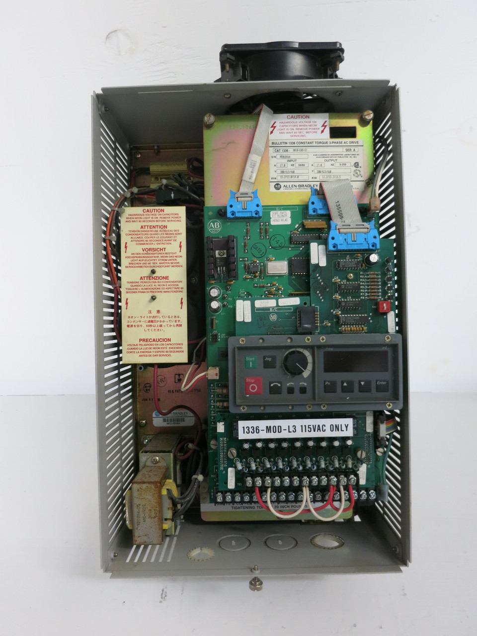 Allen Bradley 1336-B010-EAD-S1 10 HP AC VS Drive 460V 17A Variable Speed VFD 460 (DW7707-4)