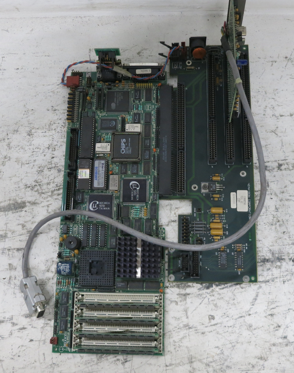 Nematron CPU 486SI Processor Control Board w/ 110A0240 300A0125 Card 118A0036 (DW7715-1)