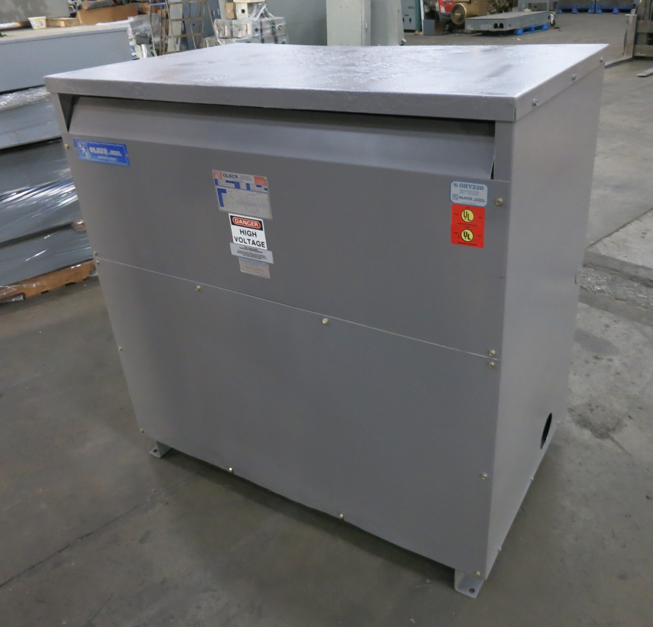 Olsun 150 kVA 4160 Delta to 208Y/120 V 3PH Transformer 4160V - 208V 18998-A (DW7714-1)