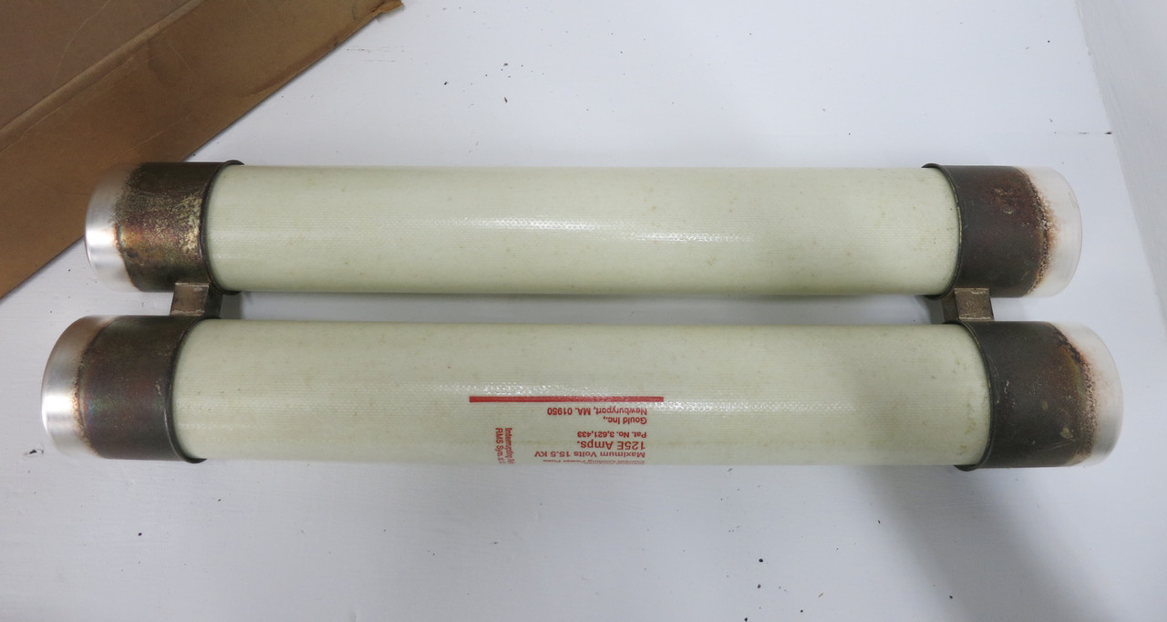 NEW Gould Shawmut A1550X125E-1D Amp-Trap 125E Amp Power Fuse 15.5 kV CS-3 (DW7723-3)