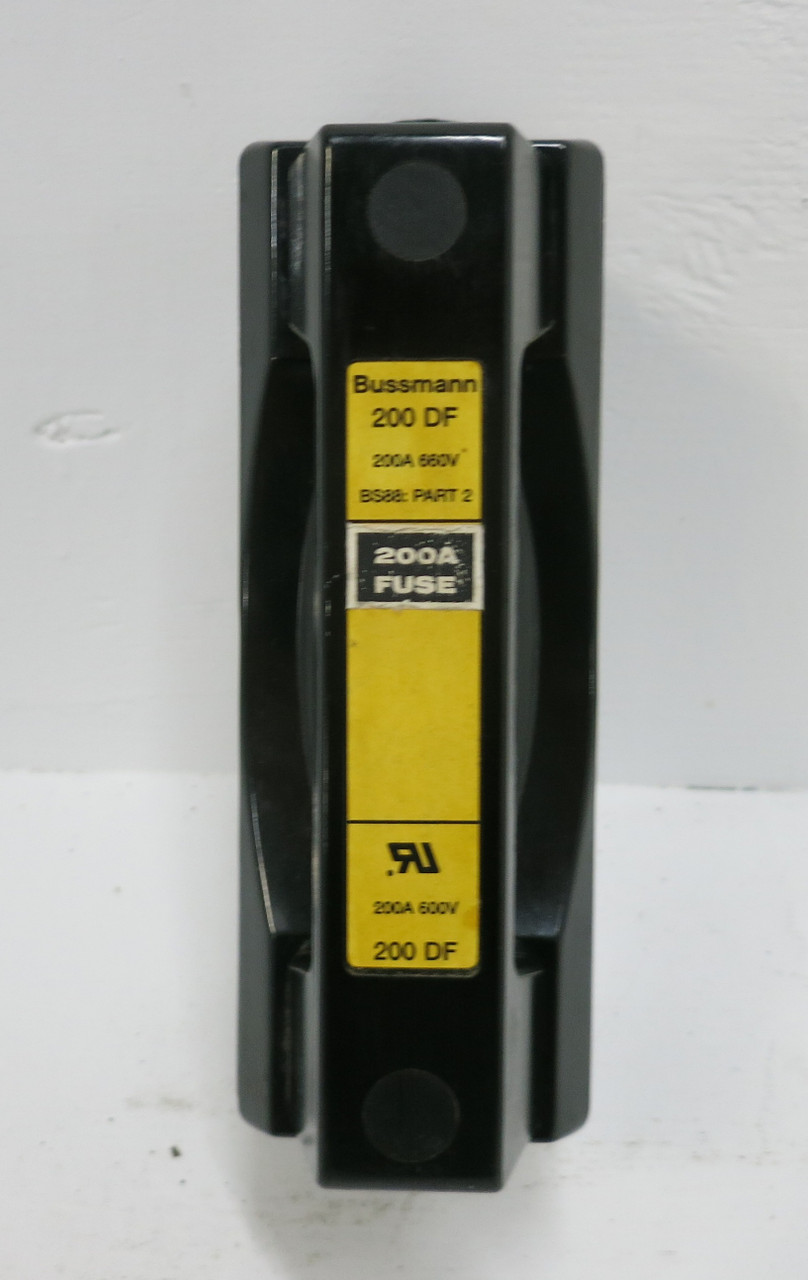 Bussmann 200 DF Fuse Holder 200A HRC Fusible HPC 200 Amp 200DF 600V (DW7729-25)