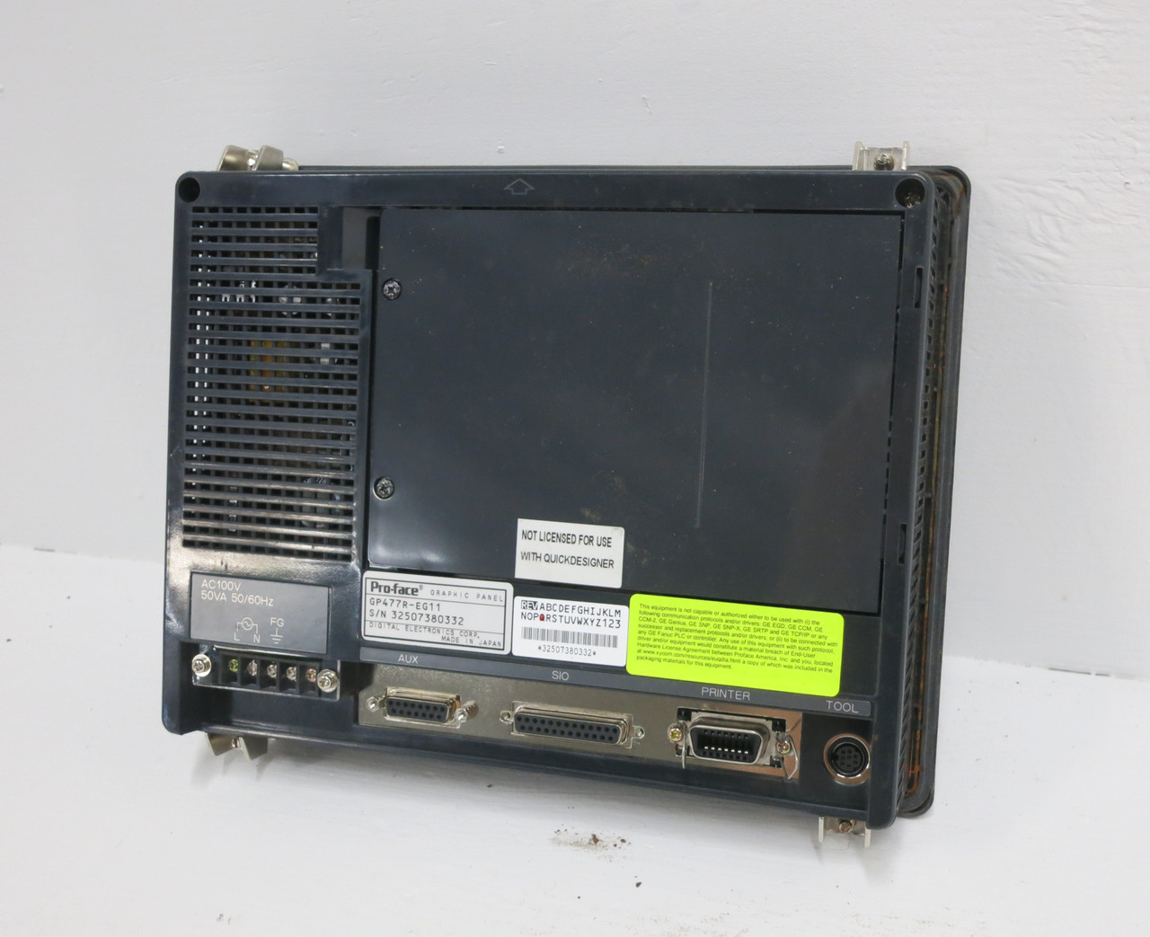 Pro-face GP477R-EG11 HMI Touch Graphic Panel Display Screen Operator Interface (DW7726-1)