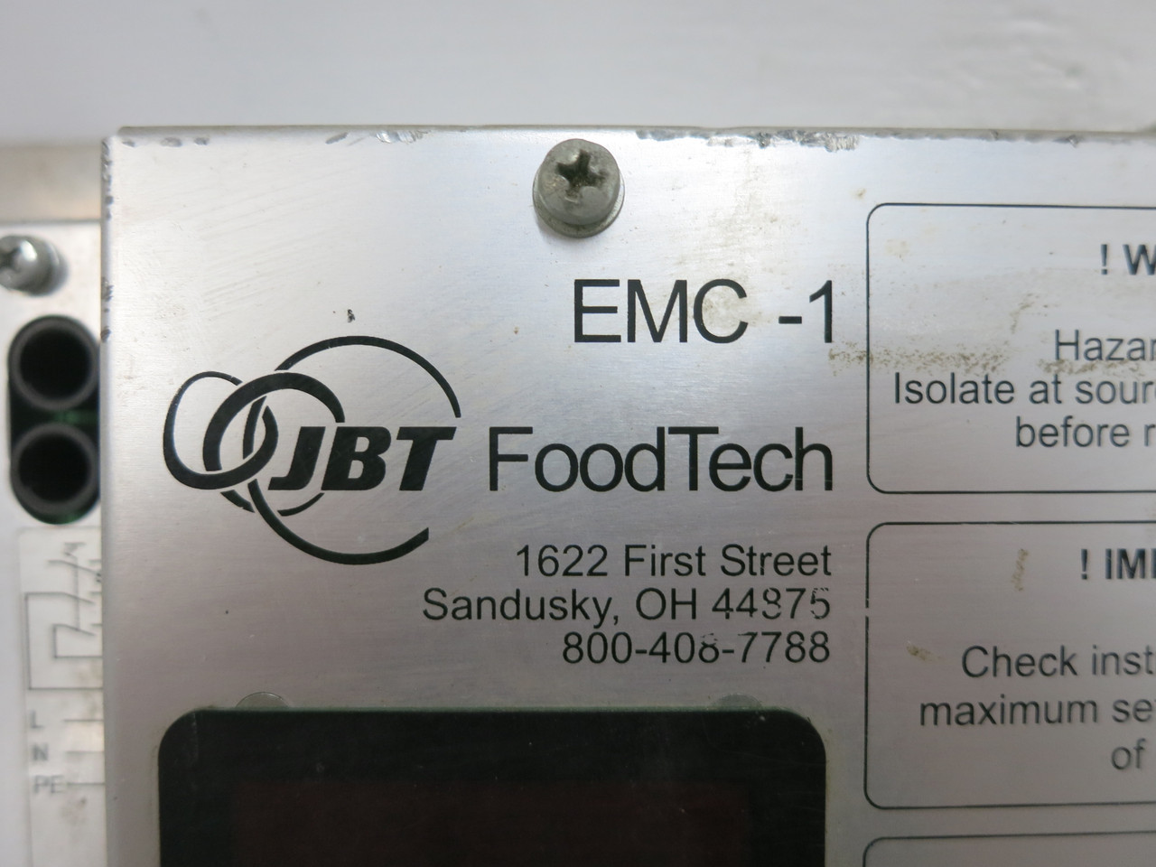 JBT FoodTech EMC-1 Control Panel EMC1 Drive Controller MFS-201 620110 MFS201 (DW7724-1)