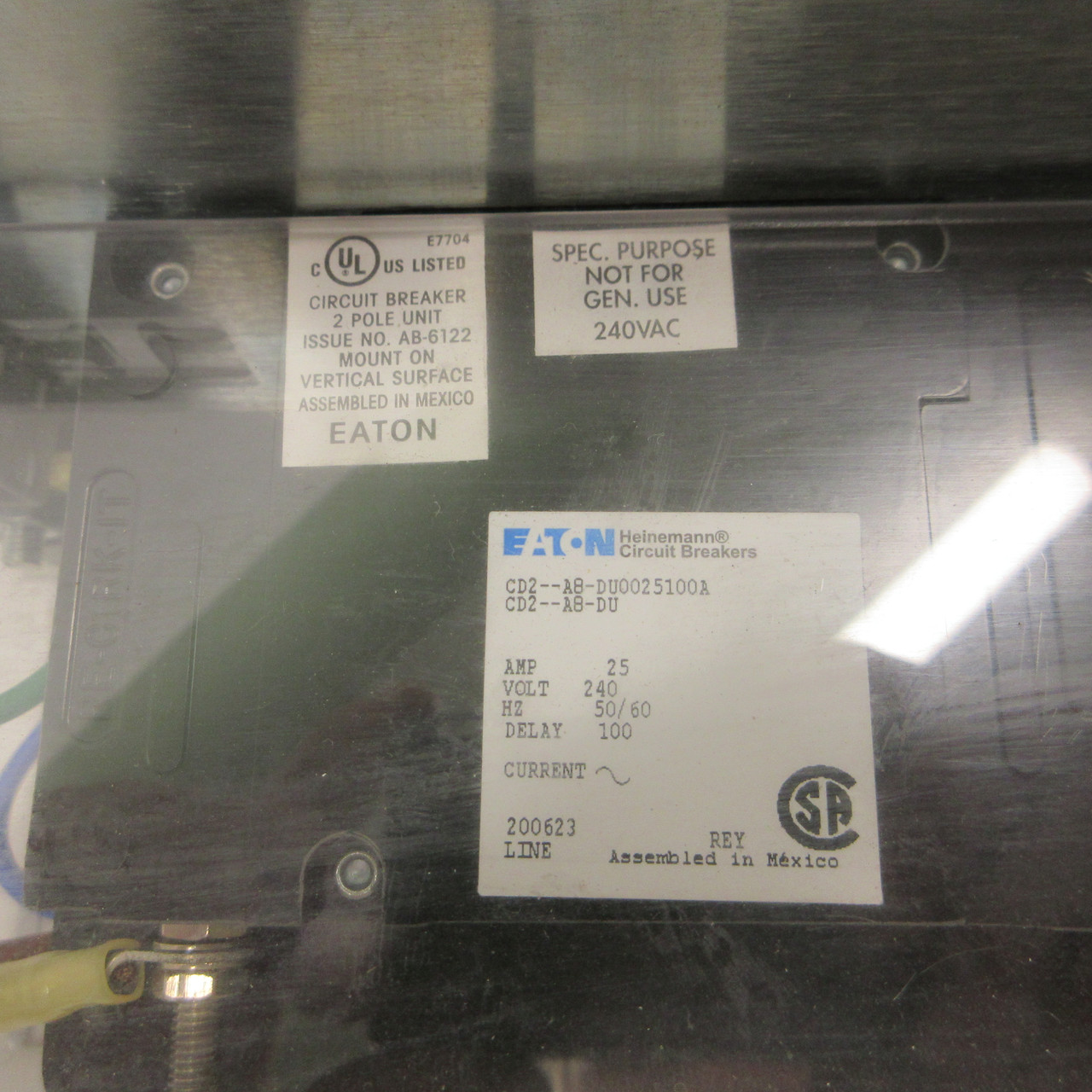 ABB 6644463A2 RPS Power Entry Panel Module 120/240V 25A SPP-2205B CD--A8-DU (AH0838-2)