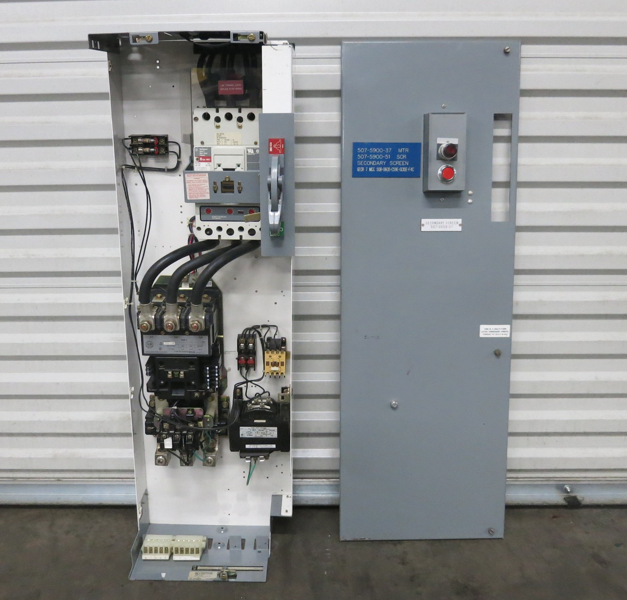 Allen Bradley 2100 Centerline 46" Size 5 Starter 400 Amp Breaker MCC Bucket 400A (BJ1064-1)