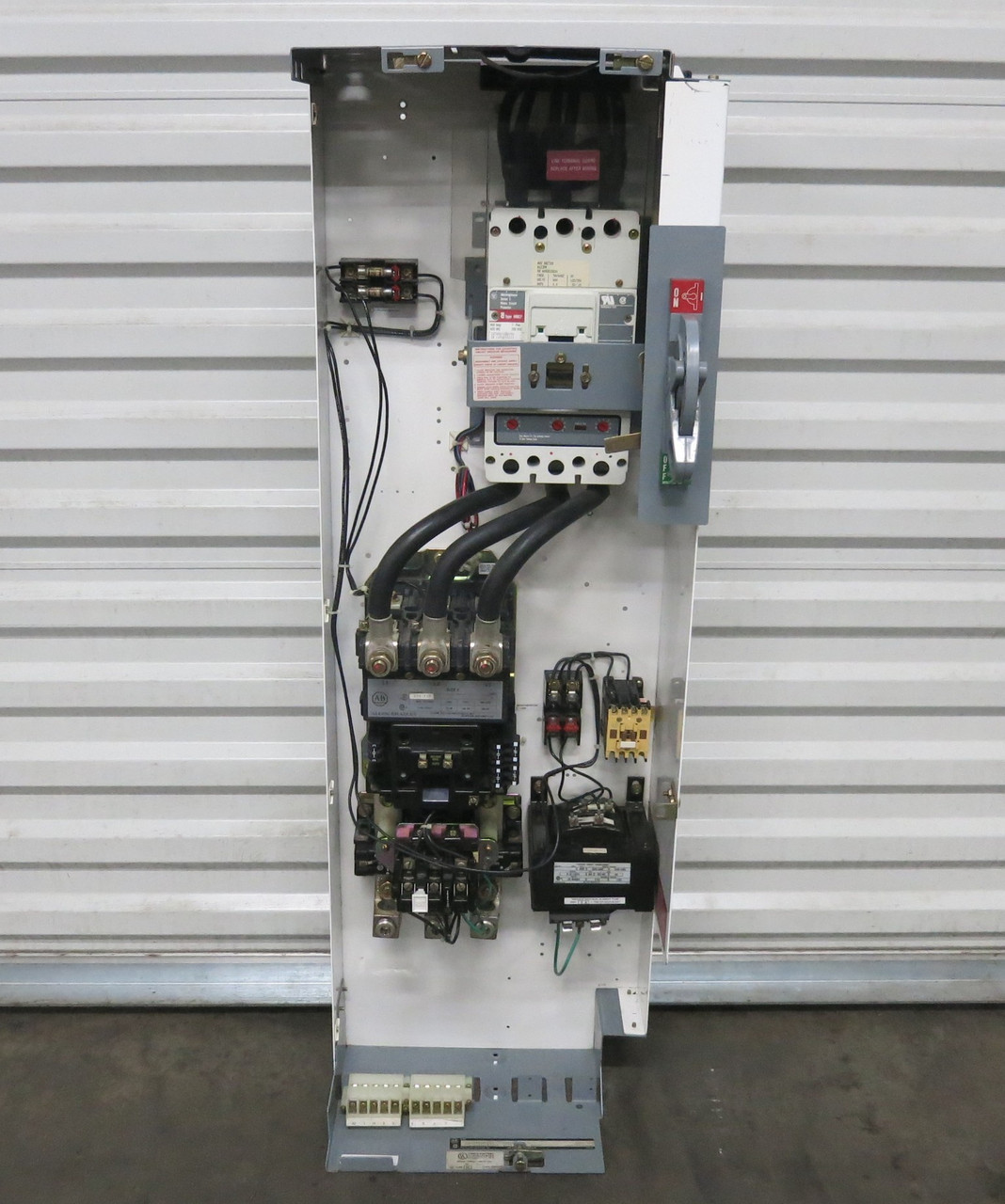 Allen Bradley 2100 Centerline 46" Size 5 Starter 400 Amp Breaker MCC Bucket 400A (BJ1064-1)