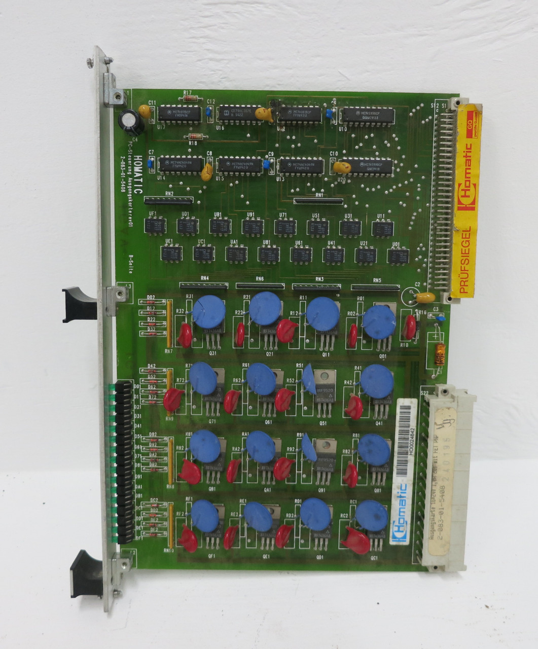 Homatic 2-083-01-5408 Control Output Card PLC Module PC-Steuerung Ausgangskarte (DW7747-1)