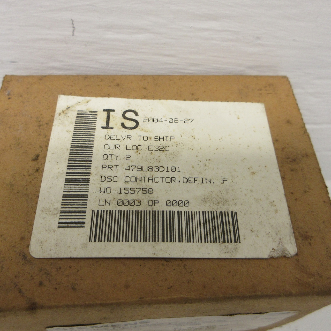 NEW Siemens 42CF25AFBLJ 479U83D101 Furnas Definite Purpose Contactor 4 Pole 3PH (AH0856-1)