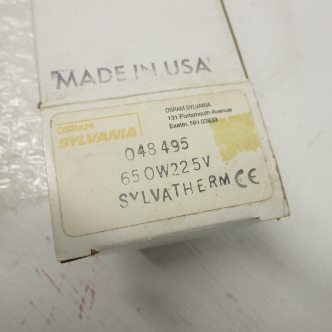 NEW Sylvania 048495 220/230V Osram Sylva-Therm 650W 225V Ceramic Heater Element (AH0859-15)