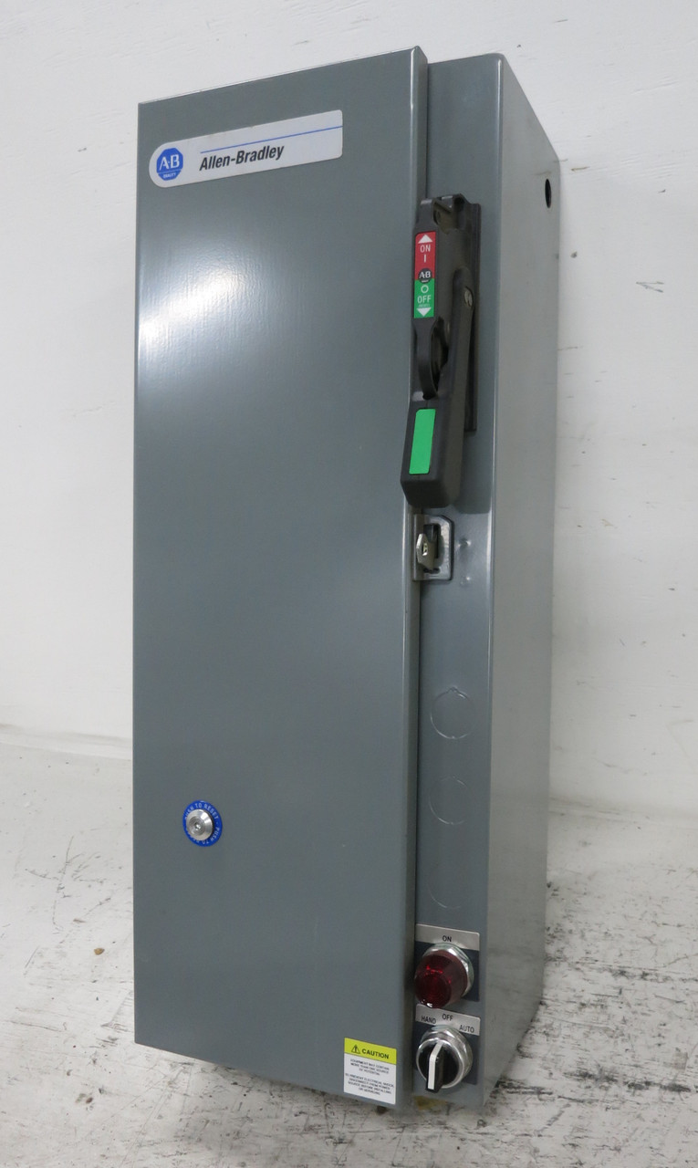 Allen Bradley 3A Breaker Size 1 Motor Starter Combination Combo Box 500F-BOD930 (DW7776-1)