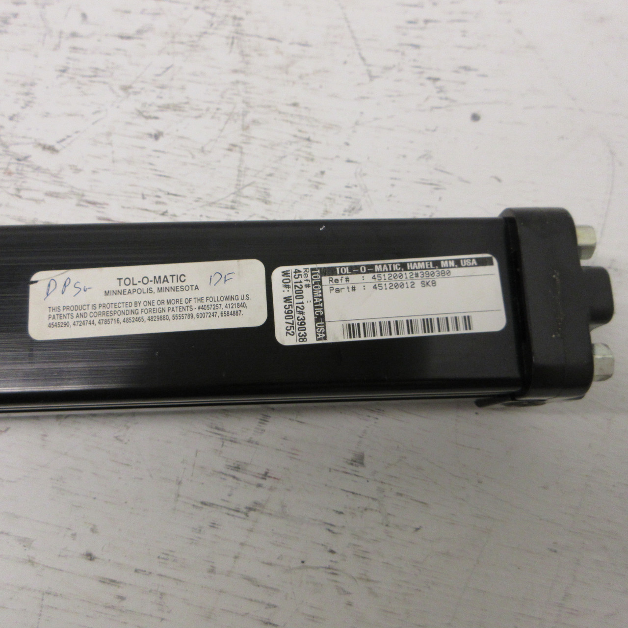 NEW Tol-O-Matic 45120012 SK8 Special BC2 Pneumatic Cylinder 8.00" Stroke NNB (AH0864-1)