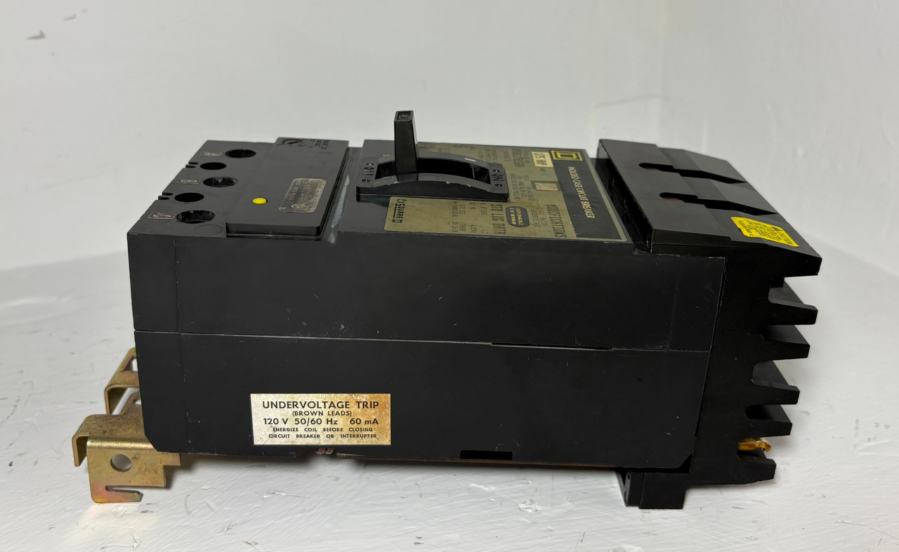 Square D I-Line KA361751580 175A Circuit Breaker w/ Aux & UVR KA 3P 600V 175 Amp (EM5740-2)