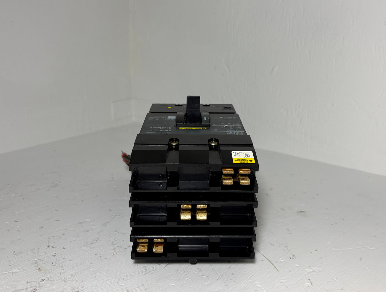 Square D I-Line KA361751580 175A Circuit Breaker Green Label w Aux & UVR 175 Amp (EM5738-1)