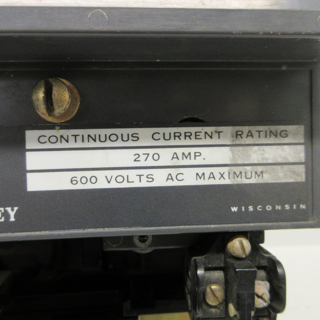 Allen Bradley 702-FOD93 Size 5 Motor Starter 120V Coil 270A 600V 200HP 702-F0D93 (AH0868-1)