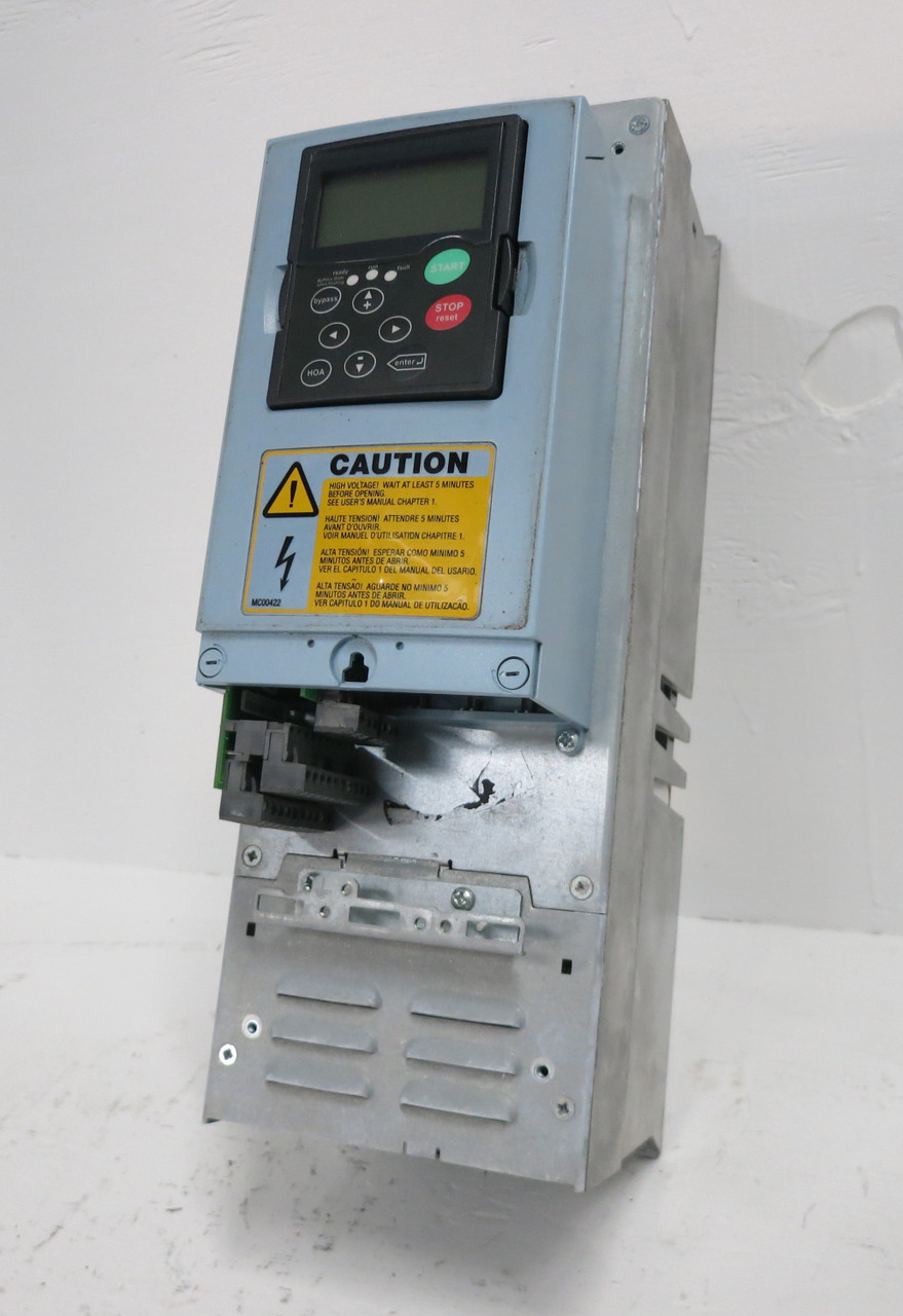Eaton SVX004A1-2A1B1 5 HP VT 240V AC VS Drive SVX9000 VS005210A CVA1 VSD (DW7783-1)