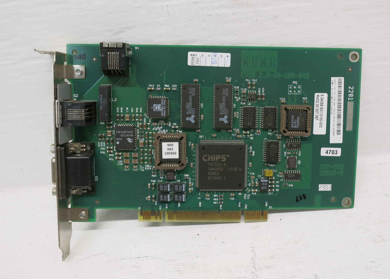 Kuka 2.0-00-109-040 KVGA Video Interface Board KCP-VGA Card 5.04058.831/0100-000 (DW7789-1)