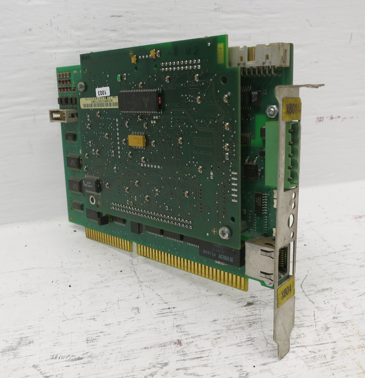 Kuka 00-108-766 MFC2 Robot Control Card DSE-IBS LP97LP0691/3.02 3.60100.685 PLC (DW7791-1)