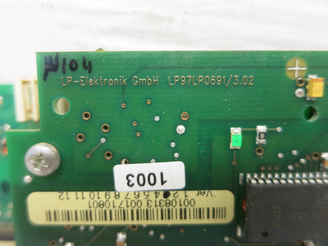 Kuka 00-108-766 MFC2 Robot Control Card DSE-IBS LP97LP0691/3.02 3.60100.685 PLC (DW7791-1)