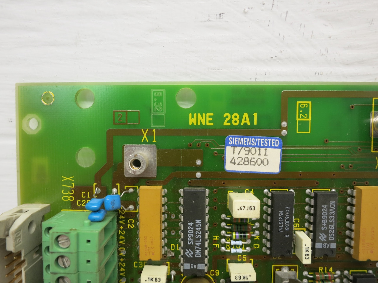 Siemens 6FX1125-7AA02 Control Board WNE 28A1 GE.458257.0003.01 SINUMERIK (DW7786-1)