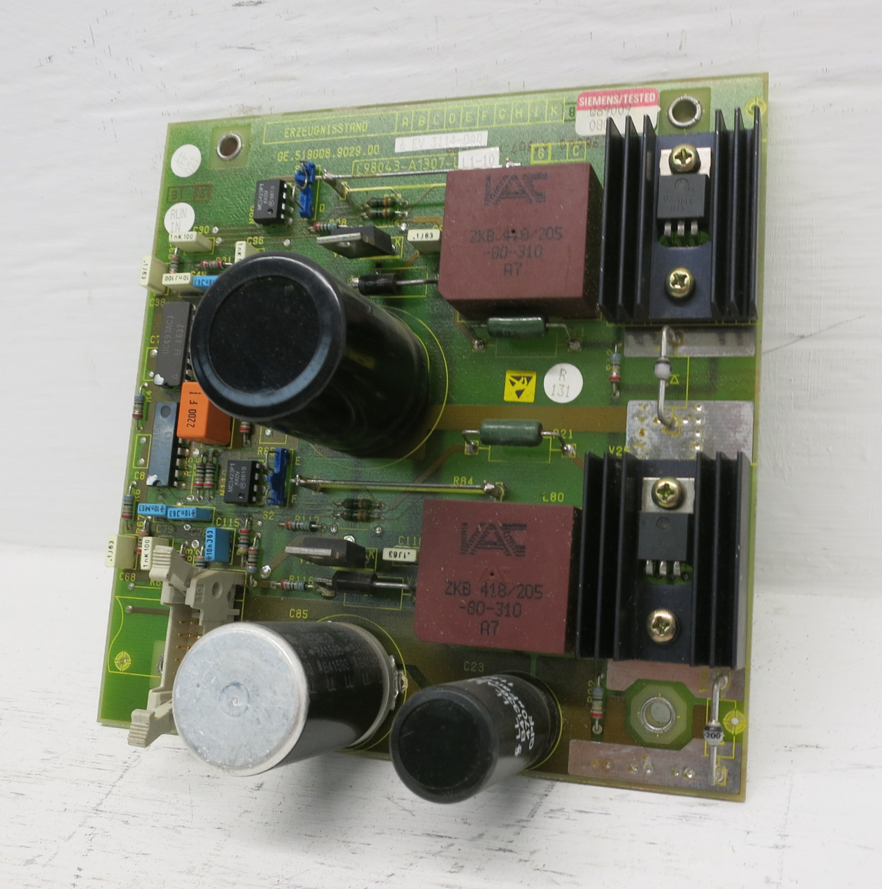 Image of Siemens C98043-A1307-L1-10 Control Board GE.519008.9029.00 GE.519000.0079.00 PCB
