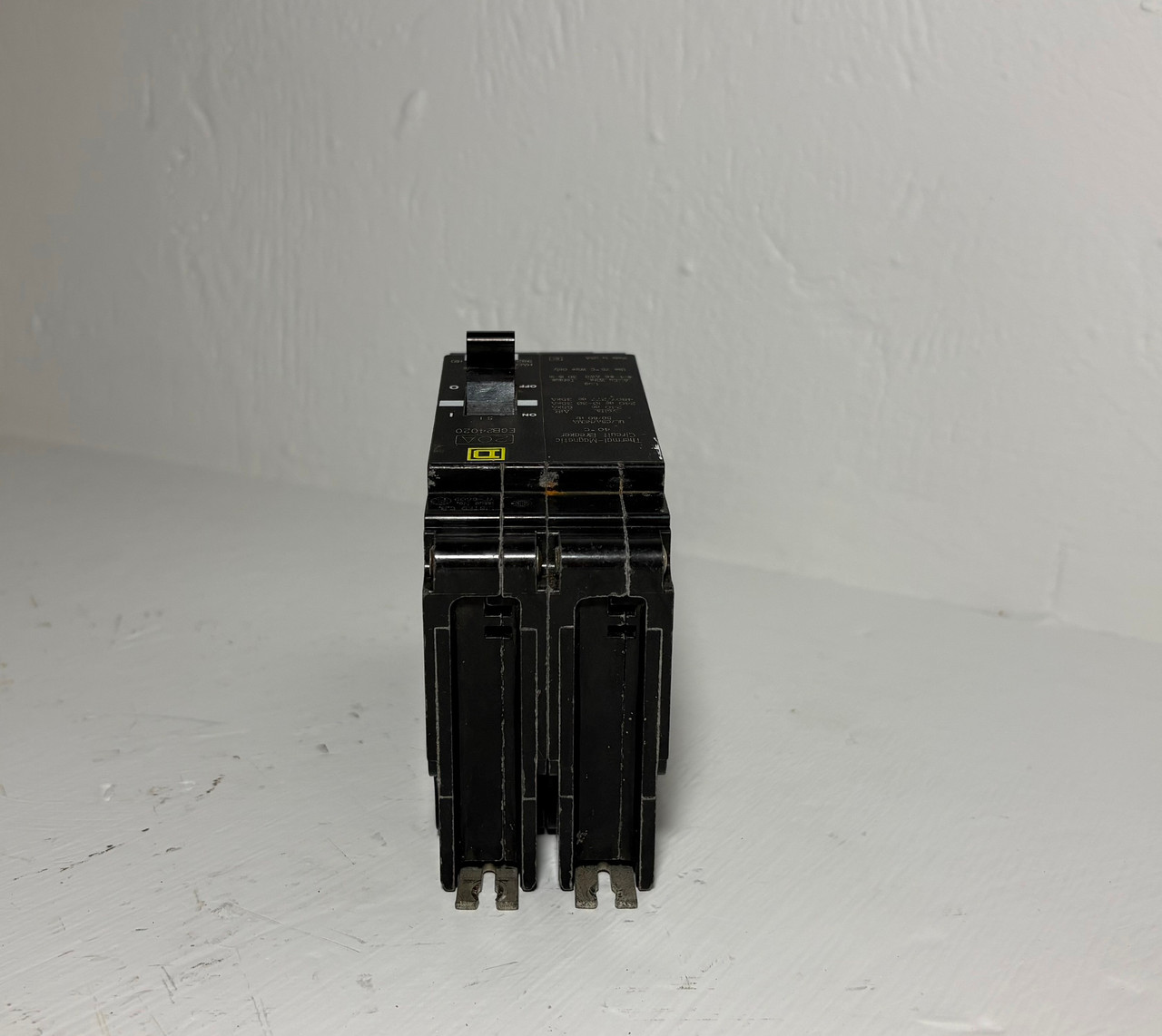 Square D EGB24020 20A 2P Circuit Breaker 480Y/277V EGB 20 Amp 2 Pole YF6609 HACR (EM5746-1)