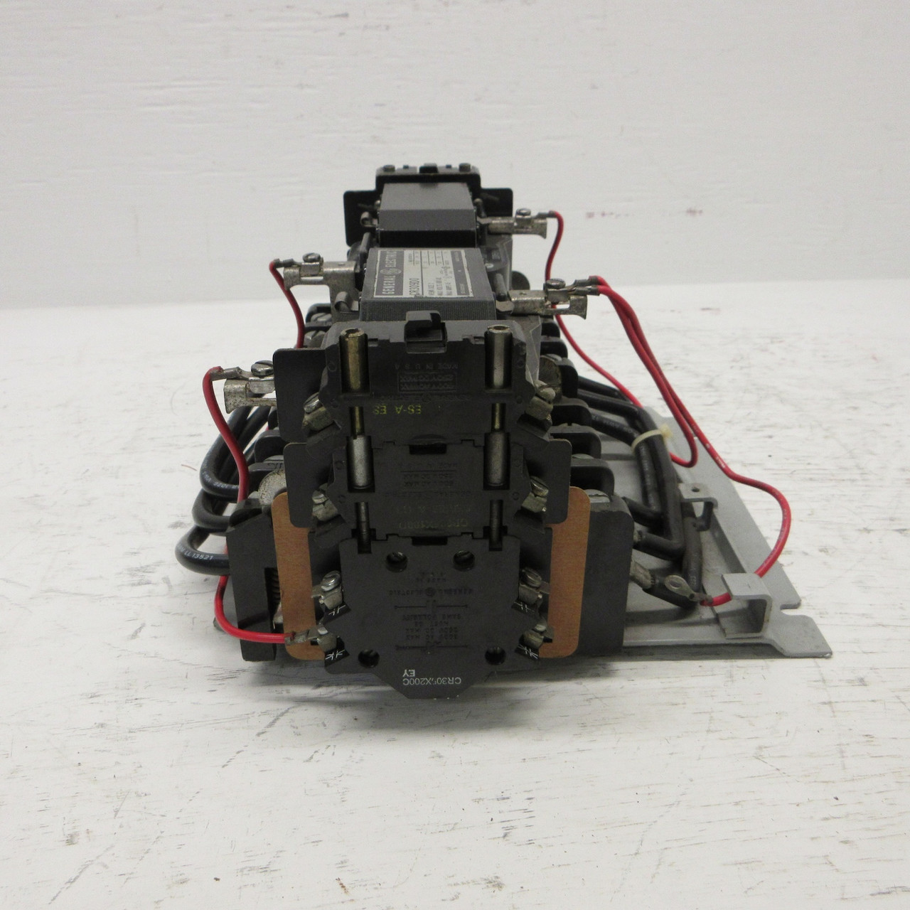 GE CR309D0 Size 2 Reversing Contactor 45A 600VAC 25HP 120V Coils CR309DO 3PH Sz2 (AH0872-1)