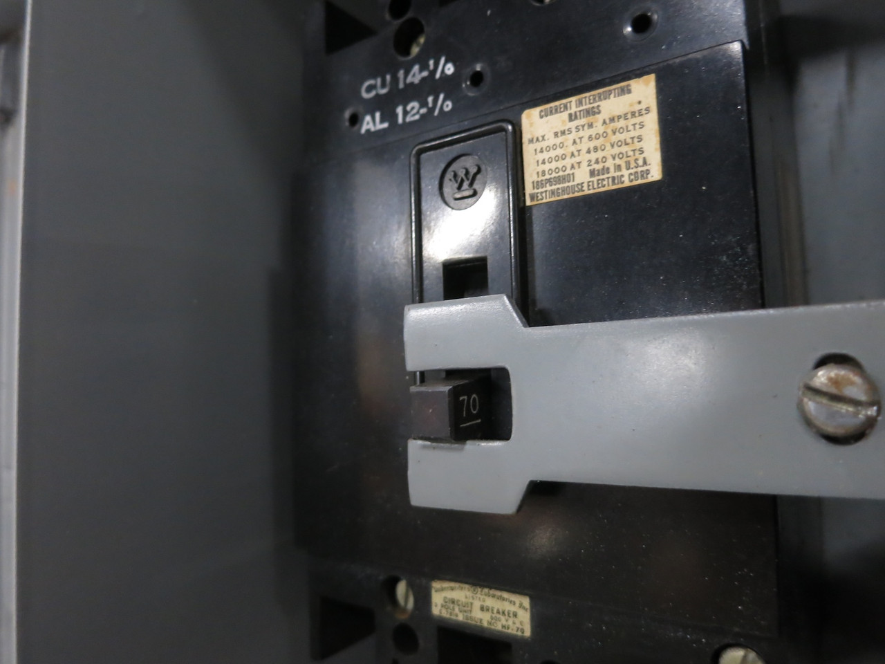 Westinghouse 70A Breaker Size 2 Starter Combination Combo Box 70 Amp A200M2CX (DW7797-1)