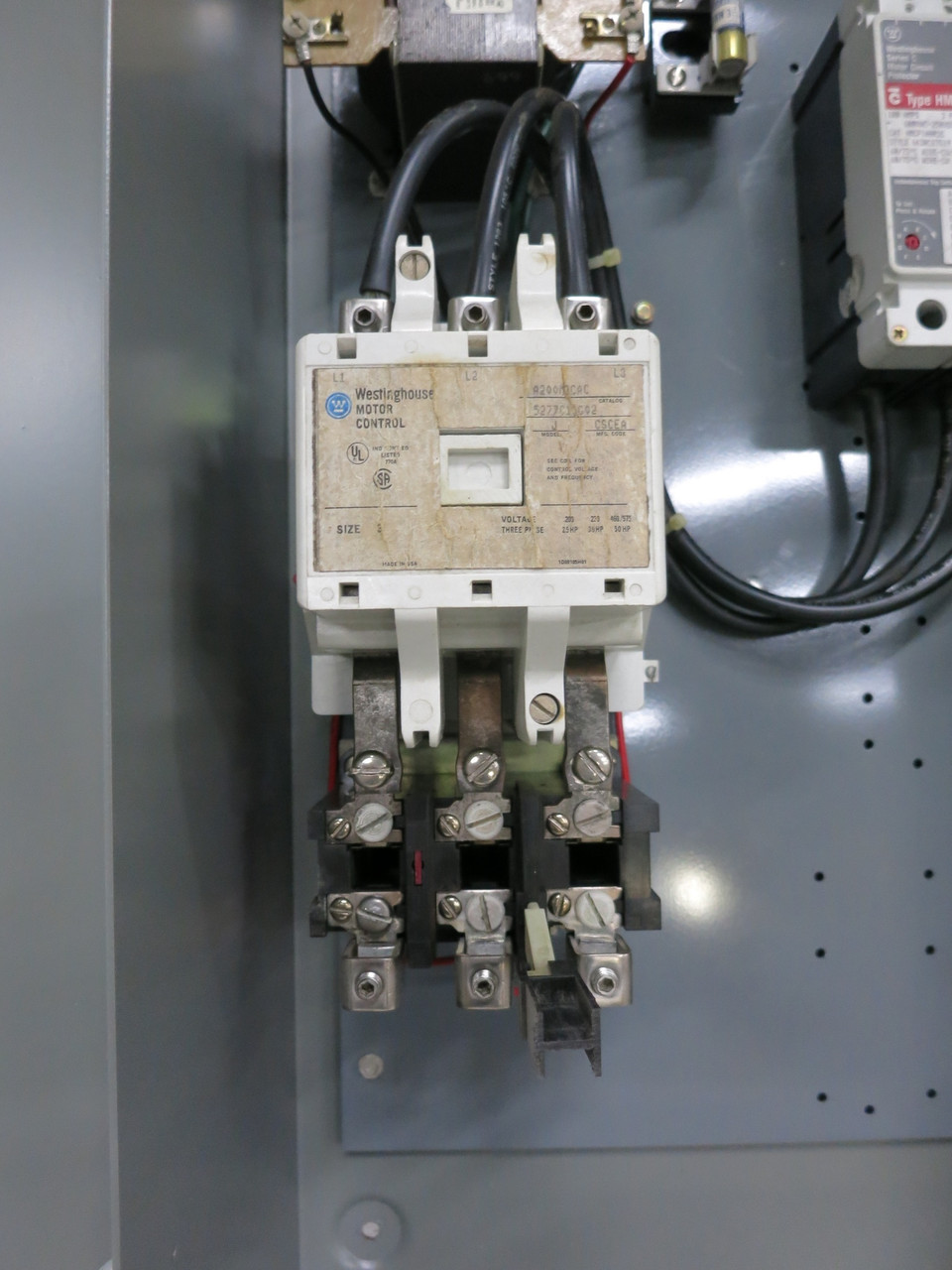 Westinghouse Size 3 Starter 100A Breaker Combination Combo Box 100 Amp A200M3CAC (DW7796-1)