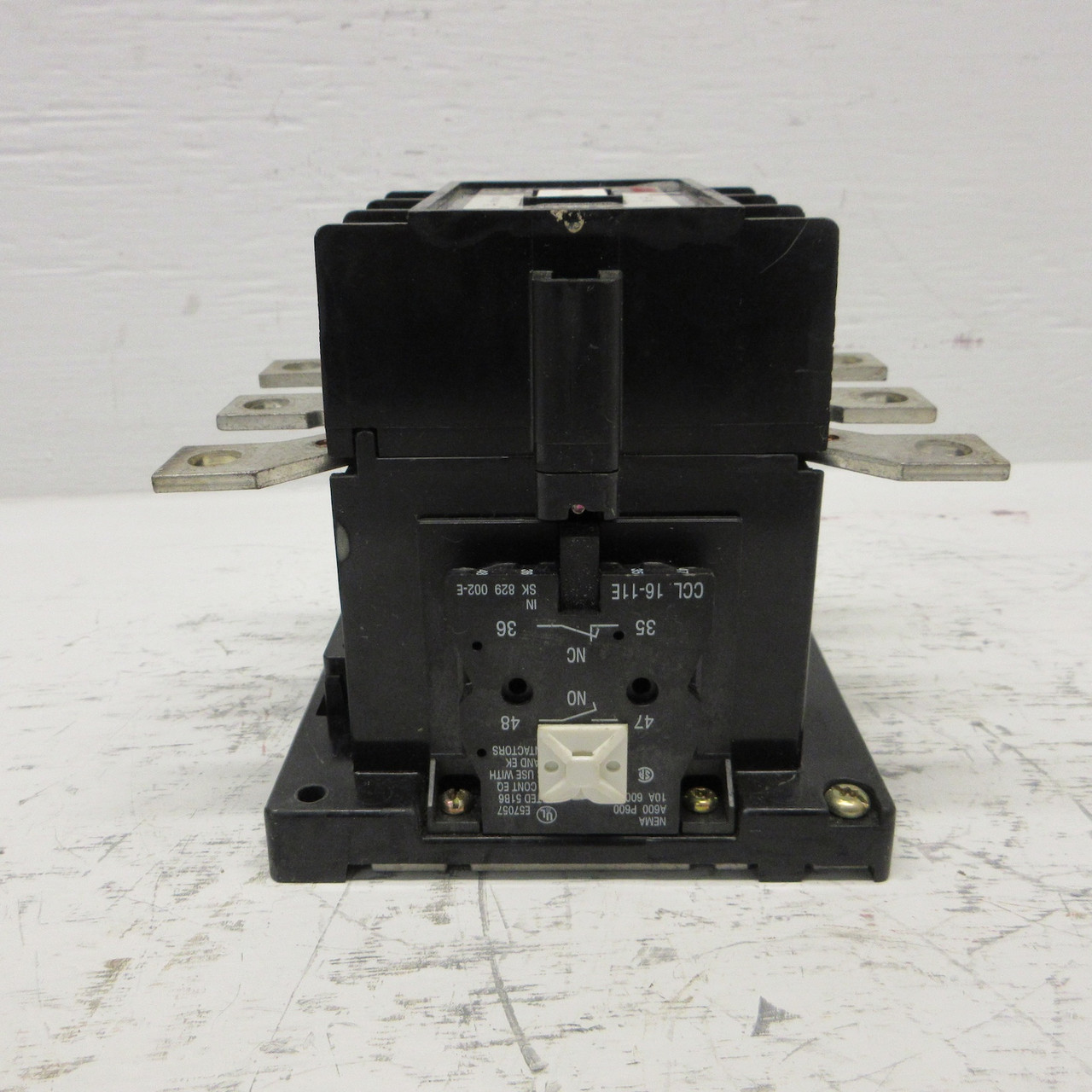 ABB EH 145 Motor Contactor 200 Amp 600V 125HP 220V-DC Coil 3PH 3P 200A EH-145 (AH0876-1)