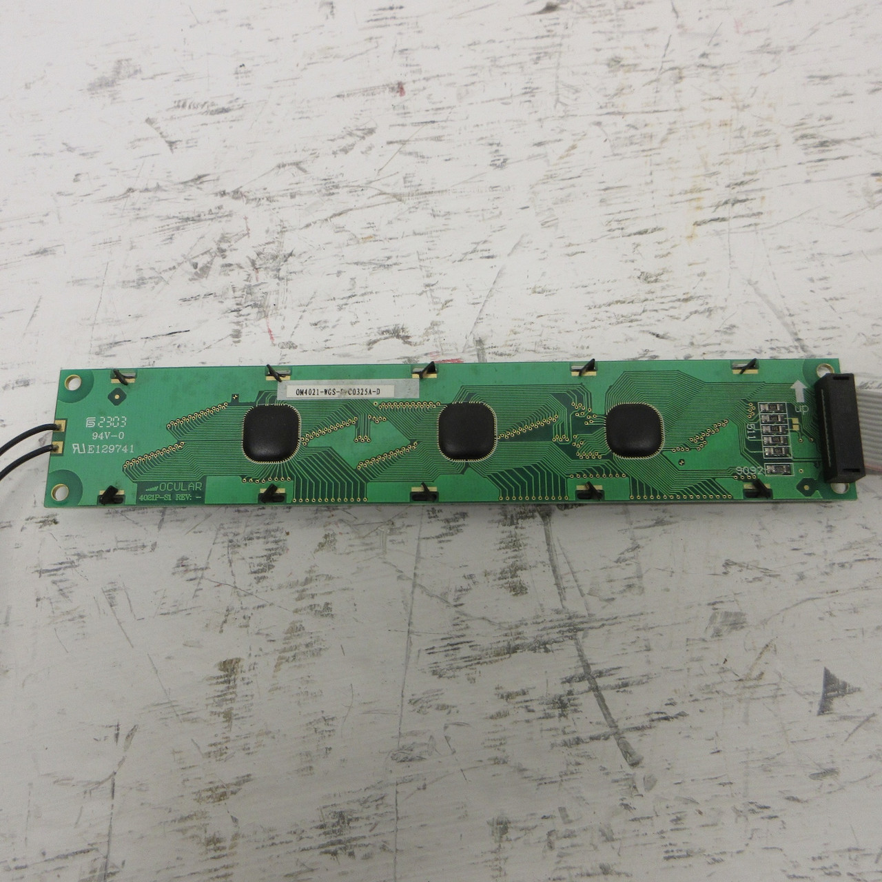 Ocular 4021P-S1 LCD Display Panel Screen OM4021-WGS-B C0325A-D 2 Wire Connection (AH0878-2)