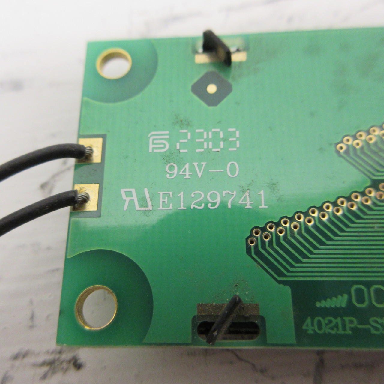 Ocular 4021P-S1 LCD Display Panel Screen OM4021-WGS-B C0325A-D 2 Wire Connection (AH0878-2)