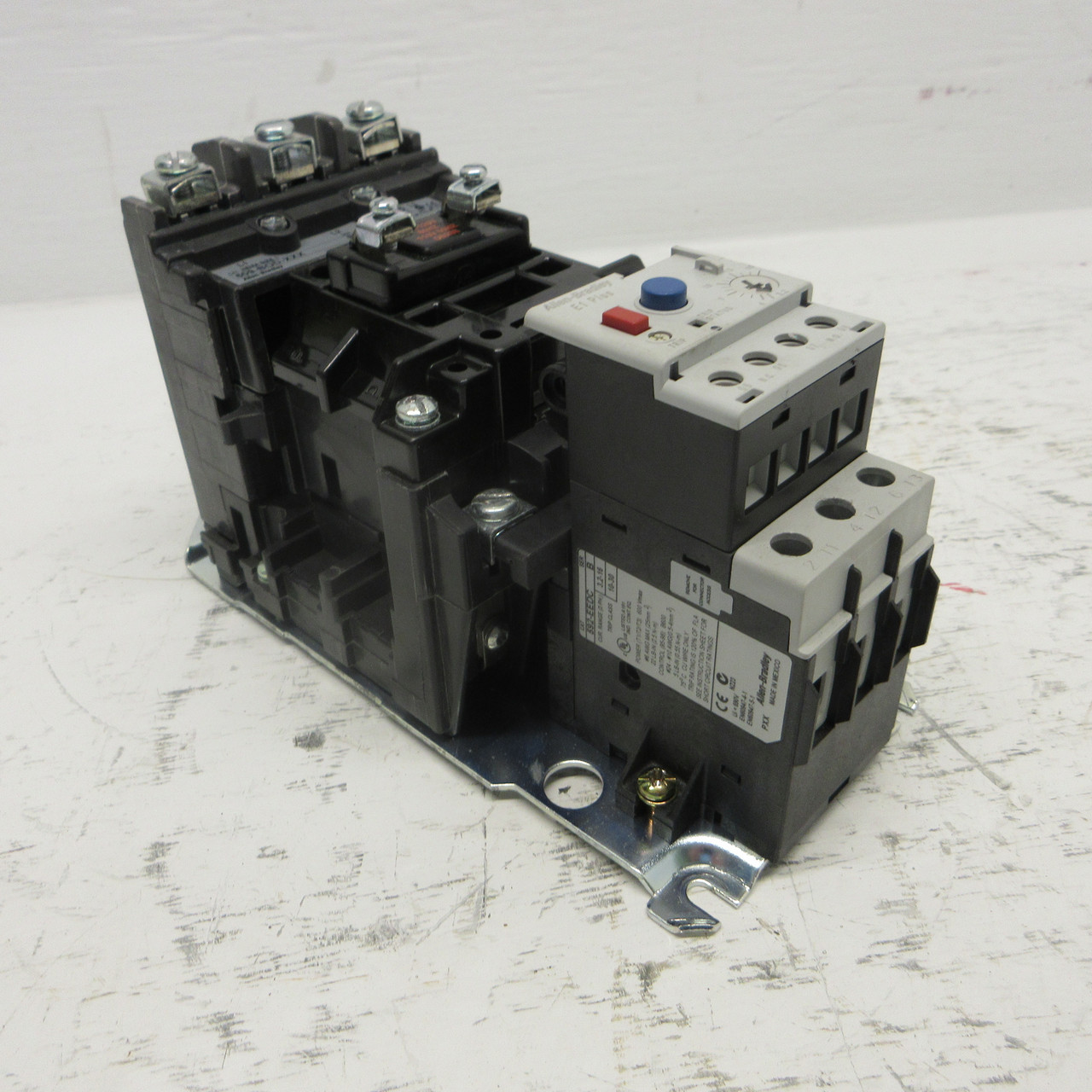 Allen Bradley 509-BOD-XXX NEMA Size 1 Starter E1-Plus 120V Coil 592-EEDC FLAWED (AH0889-1)