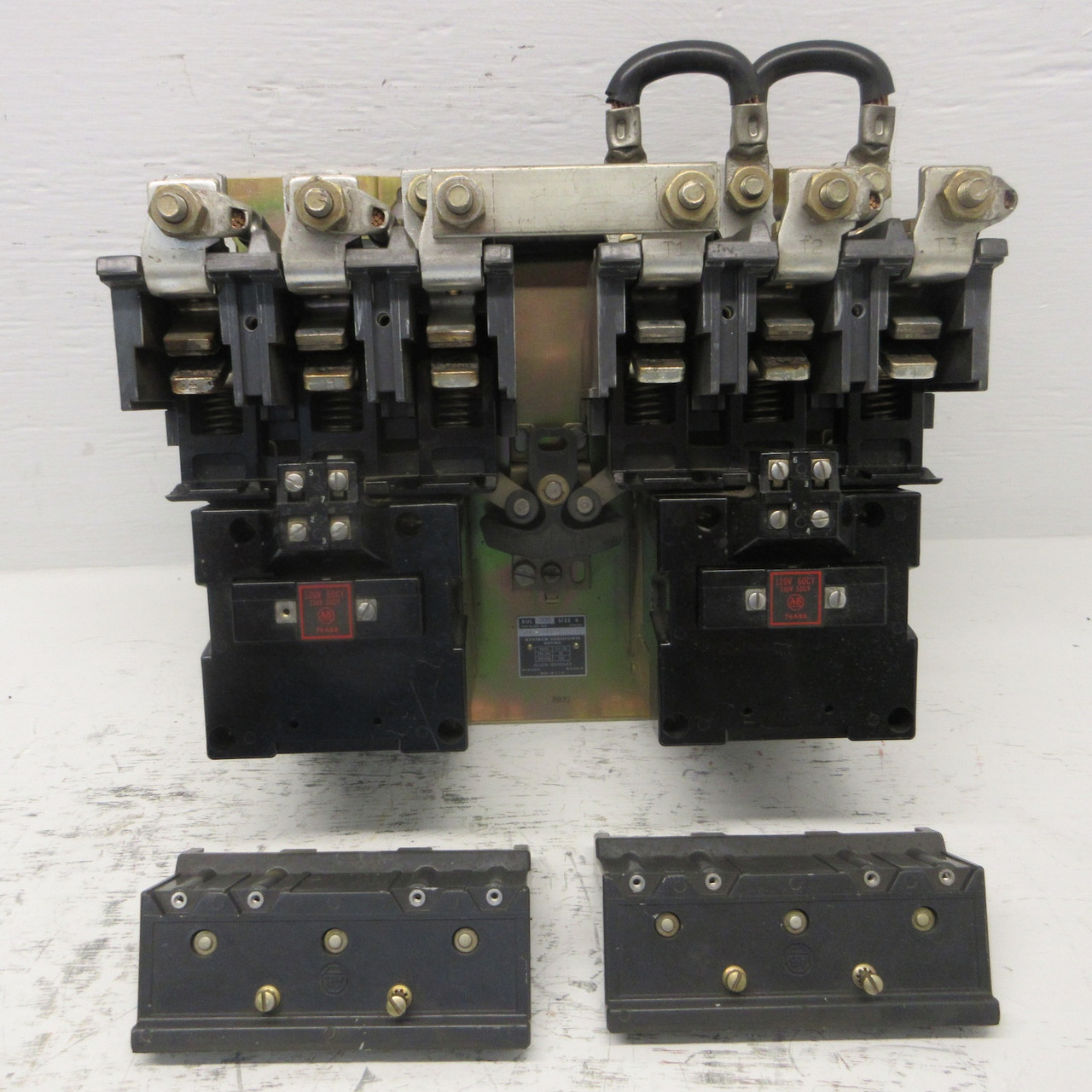 Allen Bradley 705-EOD23 Size 4 Reversing Contactor 100HP 480/600V 120V Coil Sz4 (AH0887-1)