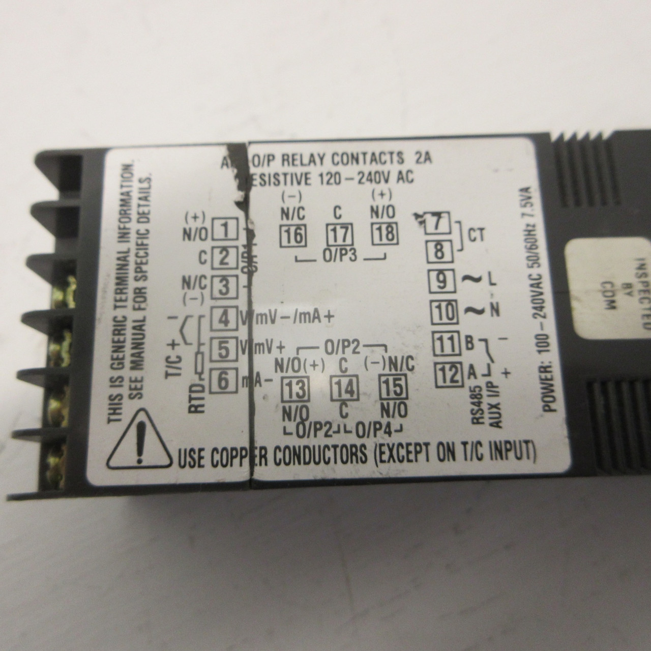 Honeywell UDC120L Micro-Pro DC120L10001000 Digital Temperature Controller 240V (AH0886-1)