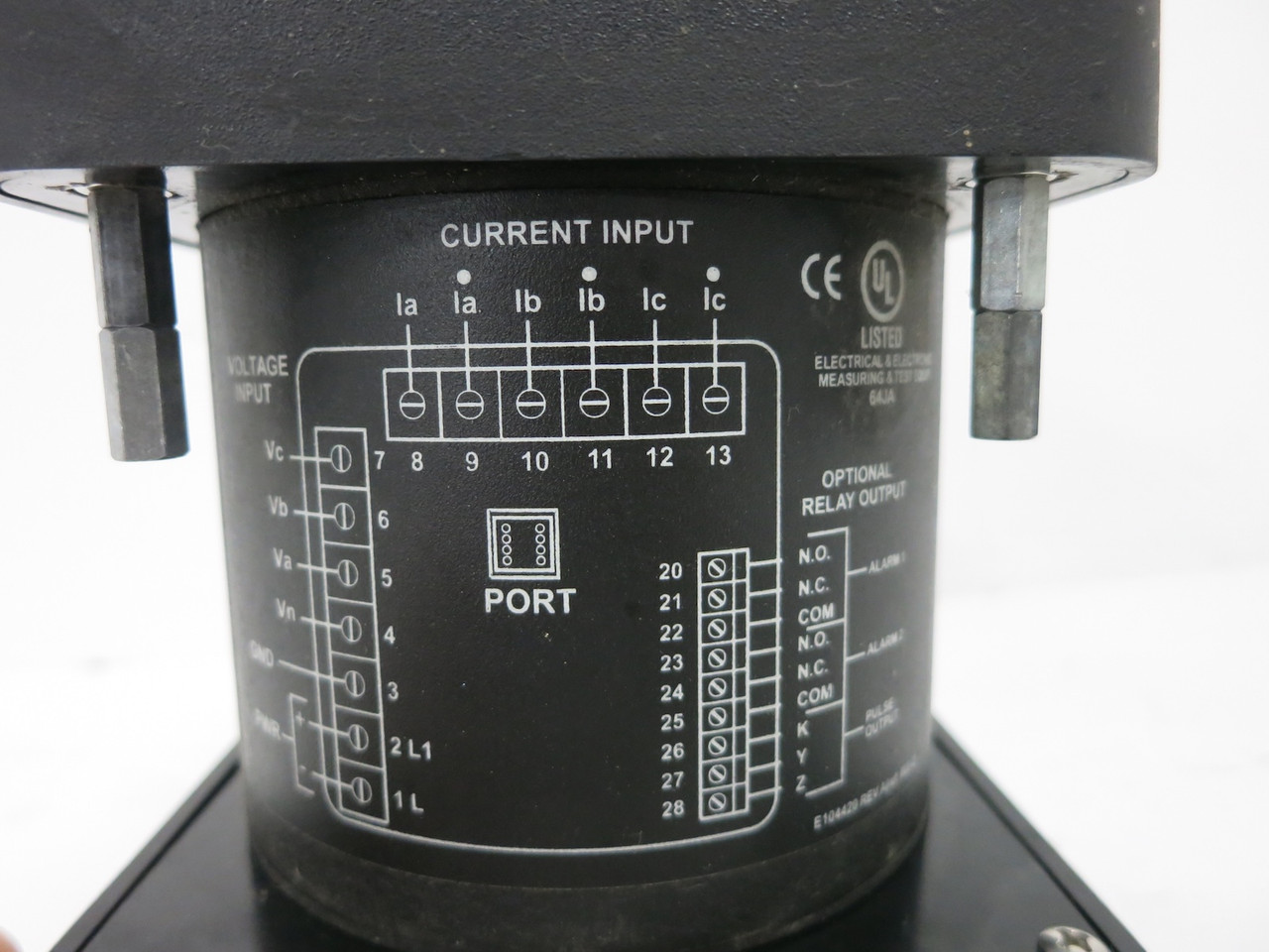 Electro Industries DMVA100-3E-M12.1 Power Monitor CT 4000/5 DSP3-120-D2-M12.1 (DW7809-2)