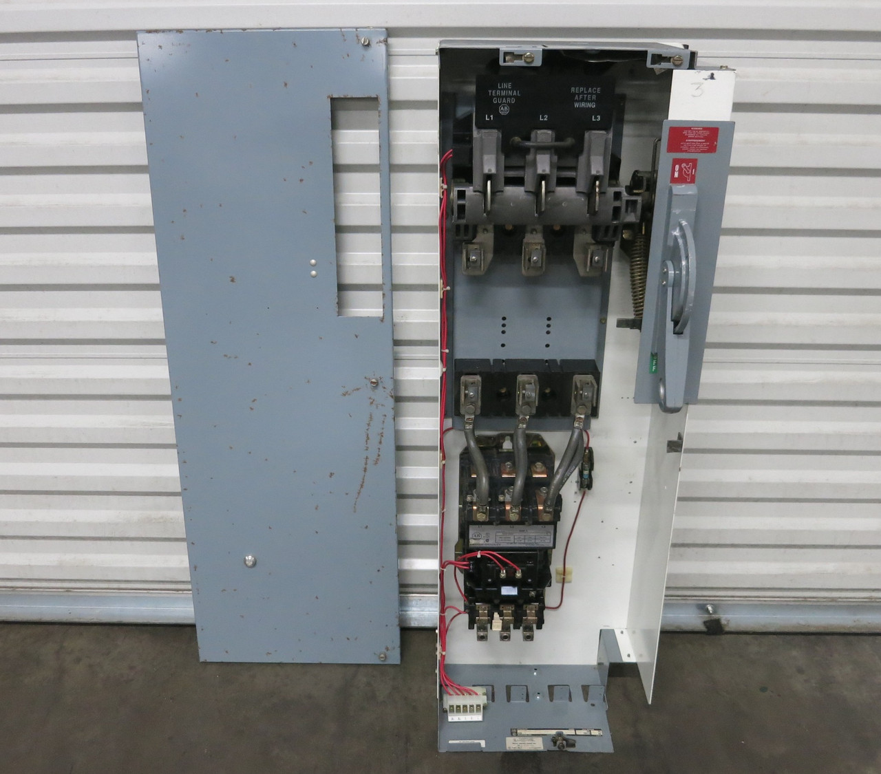 Image of Allen Bradley 2100 Centerline Size 4 Starter 200 Amp Fusible 46" MCC Bucket