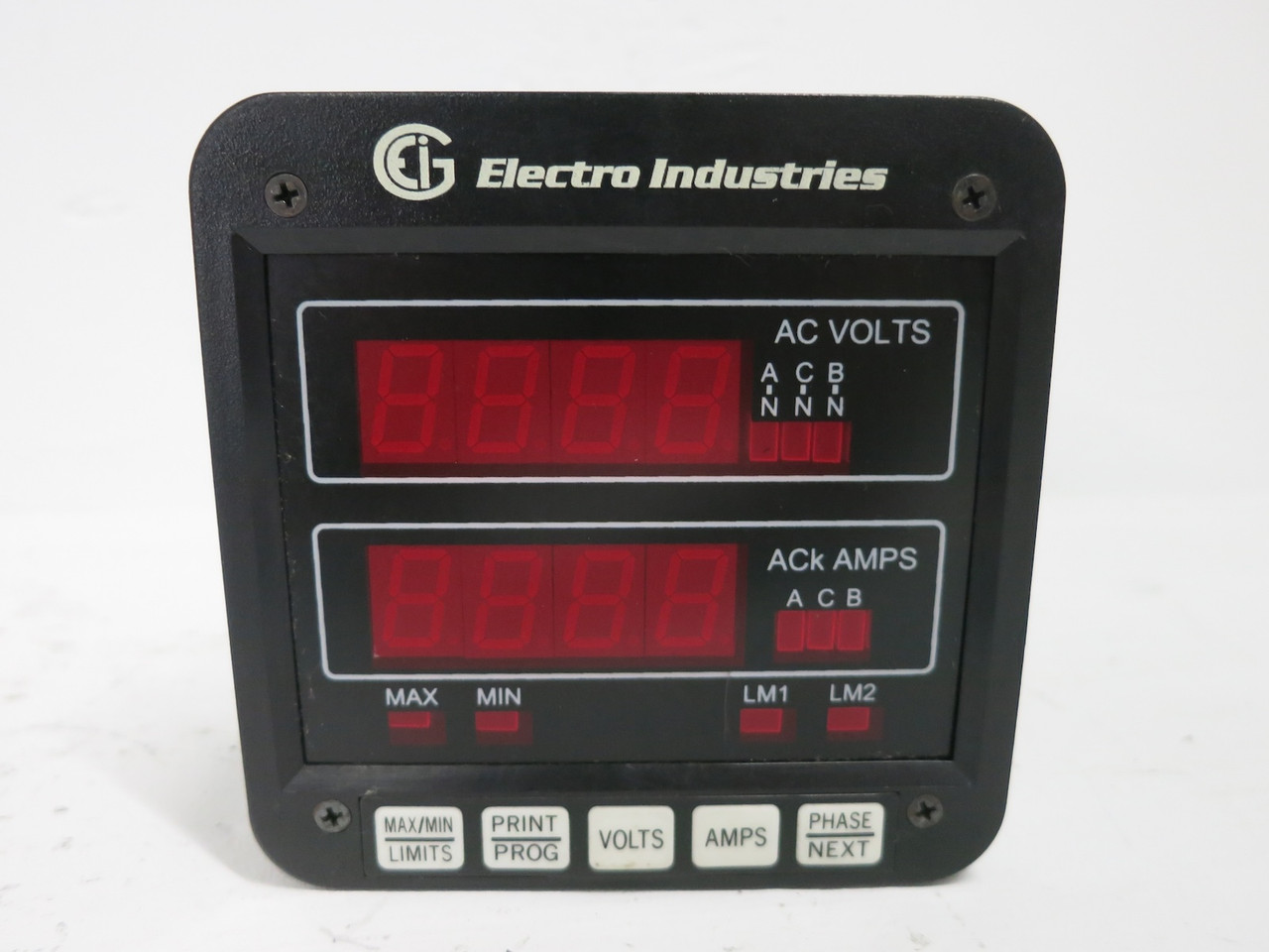 Electro Industries DMVA100-3E-M12.1 Power Monitor CT 3000/5 DSP3-120-D2-M12.1 (DW7810-1)