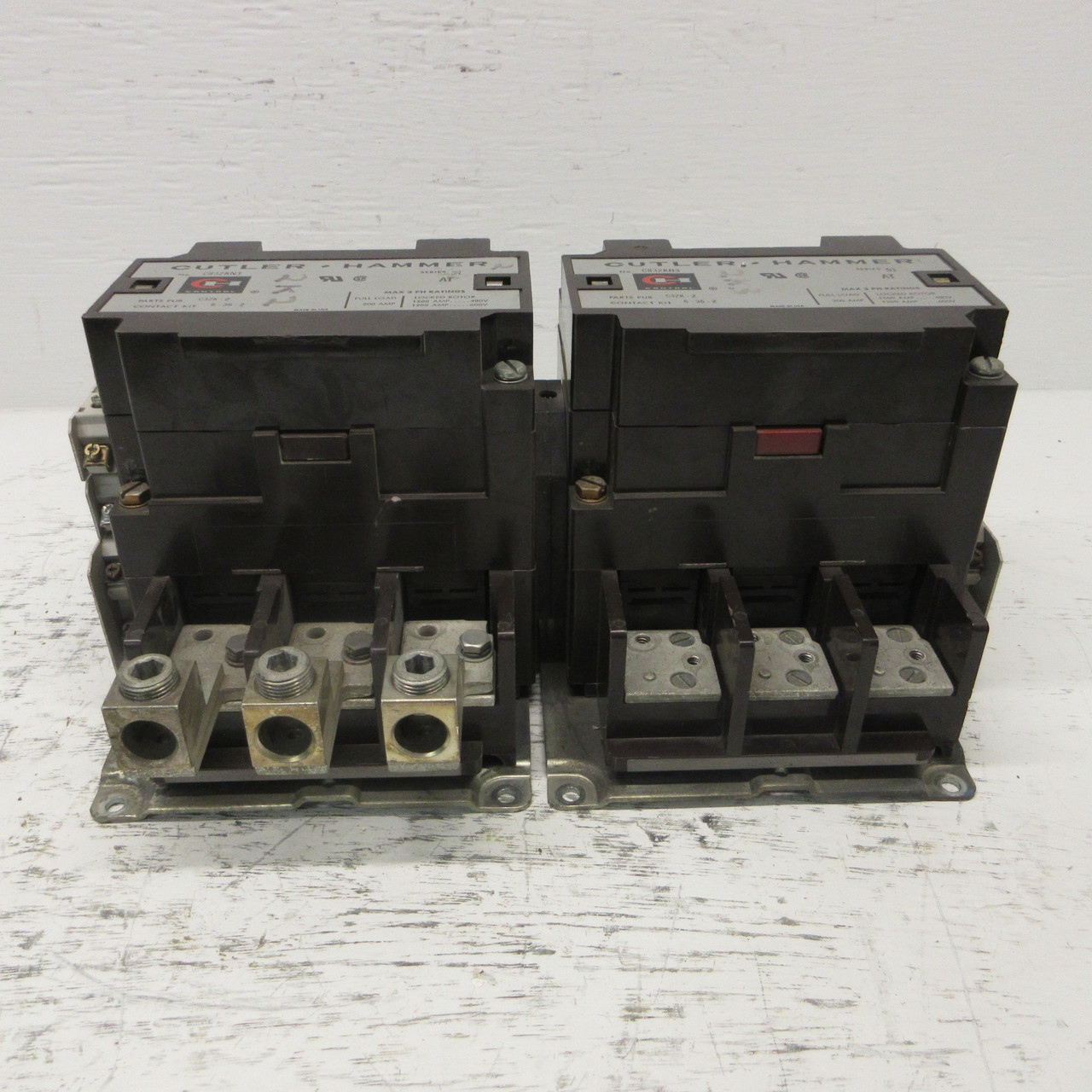 Cutler Hammer C832KN3 Reversing Contactor 120V Coil 1891-1 Series B1 200 Amp 3P (AH0906-1)