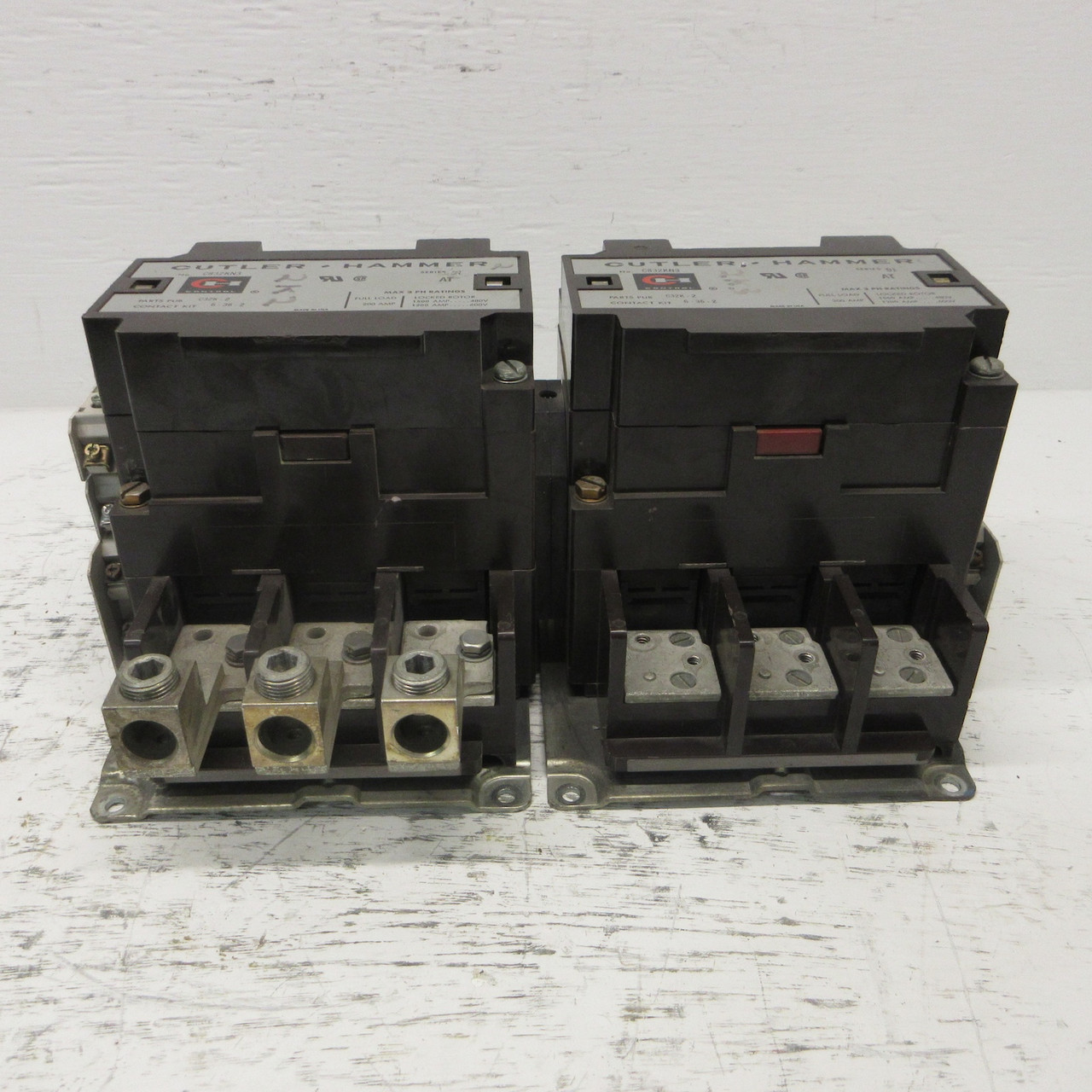 Cutler Hammer C832KN3 Reversing Contactor 120V Coil 1891-1 Series B1 200 Amp 3P (AH0906-1)